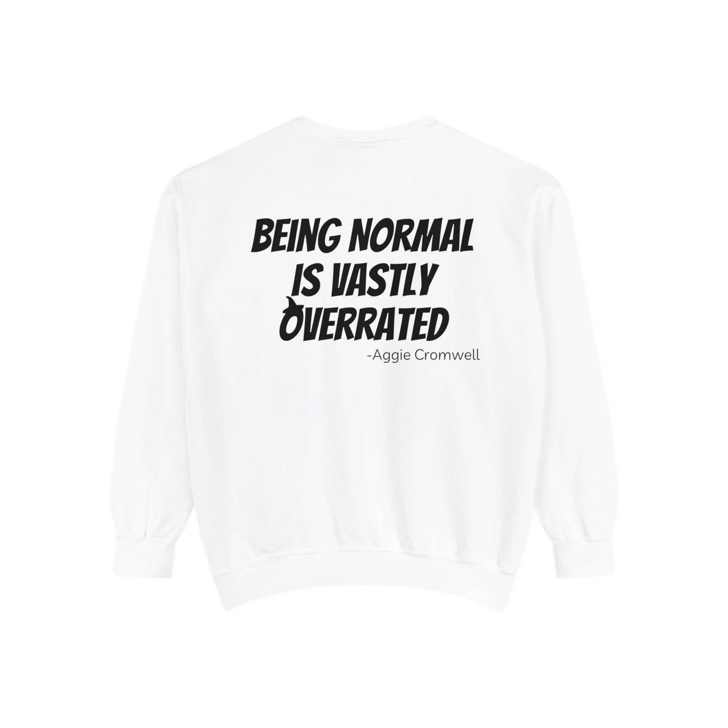 Skull Front, Vastly Overrated Back - Comfort Colors Pullover - Multi Color Options