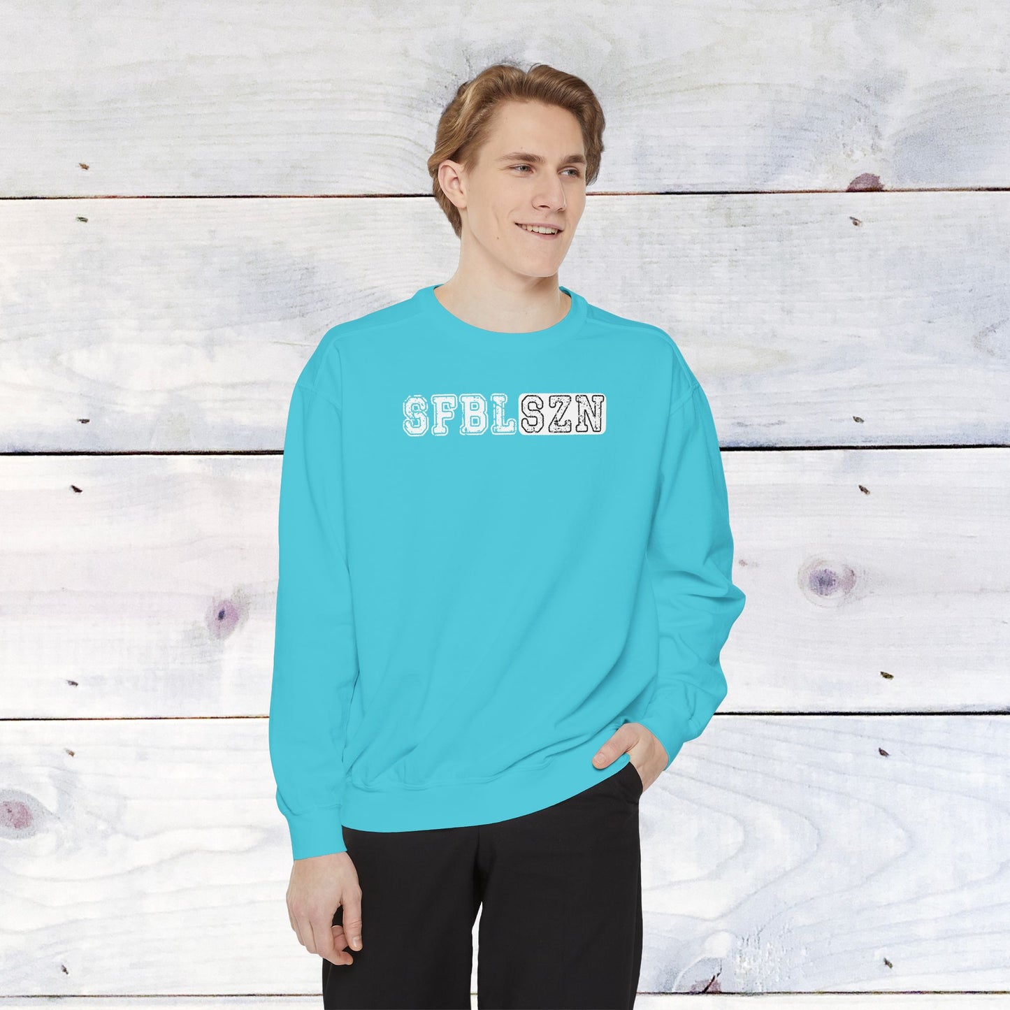Softball Season Custom Comfort Colors Sweater