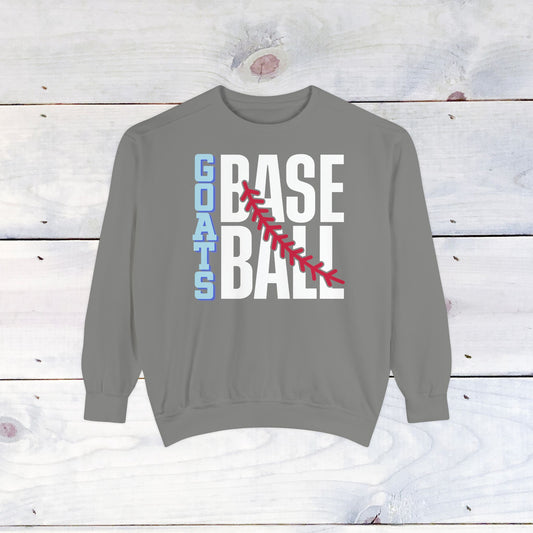Goats Baseball Comfort Color Sweatshirt