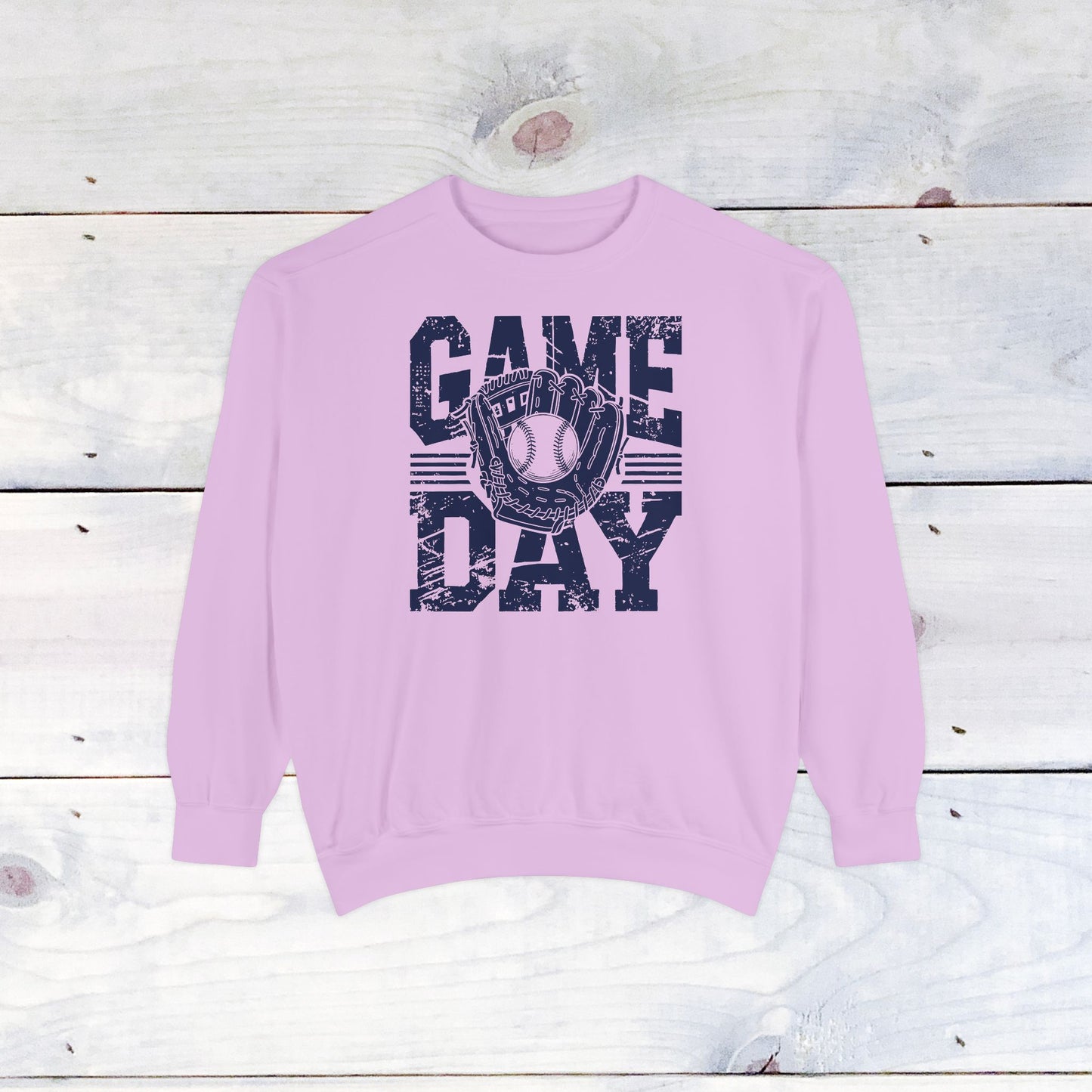 Navy Game Day Comfort Colors Sweater
