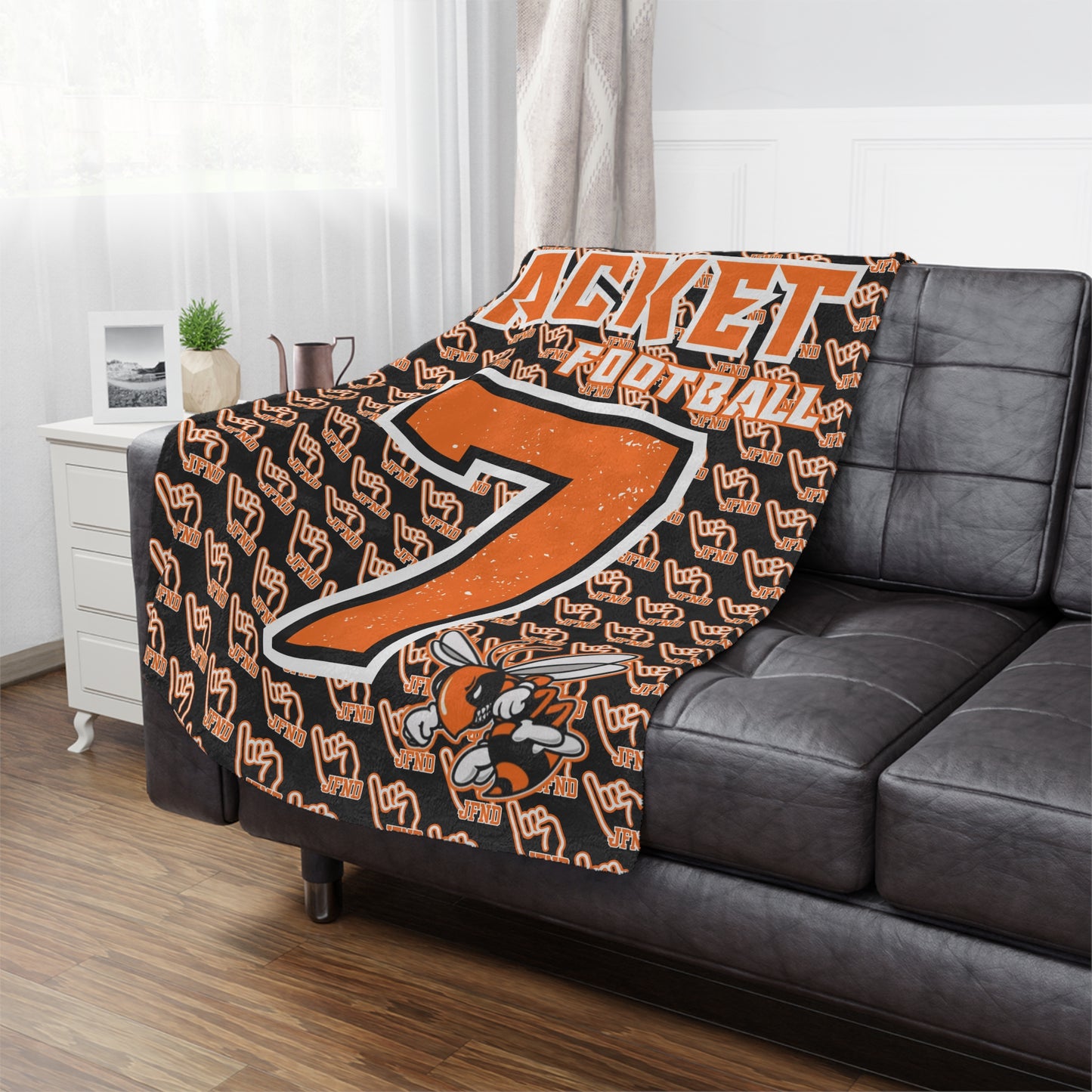 Custom Jacket Football Blanket - 7