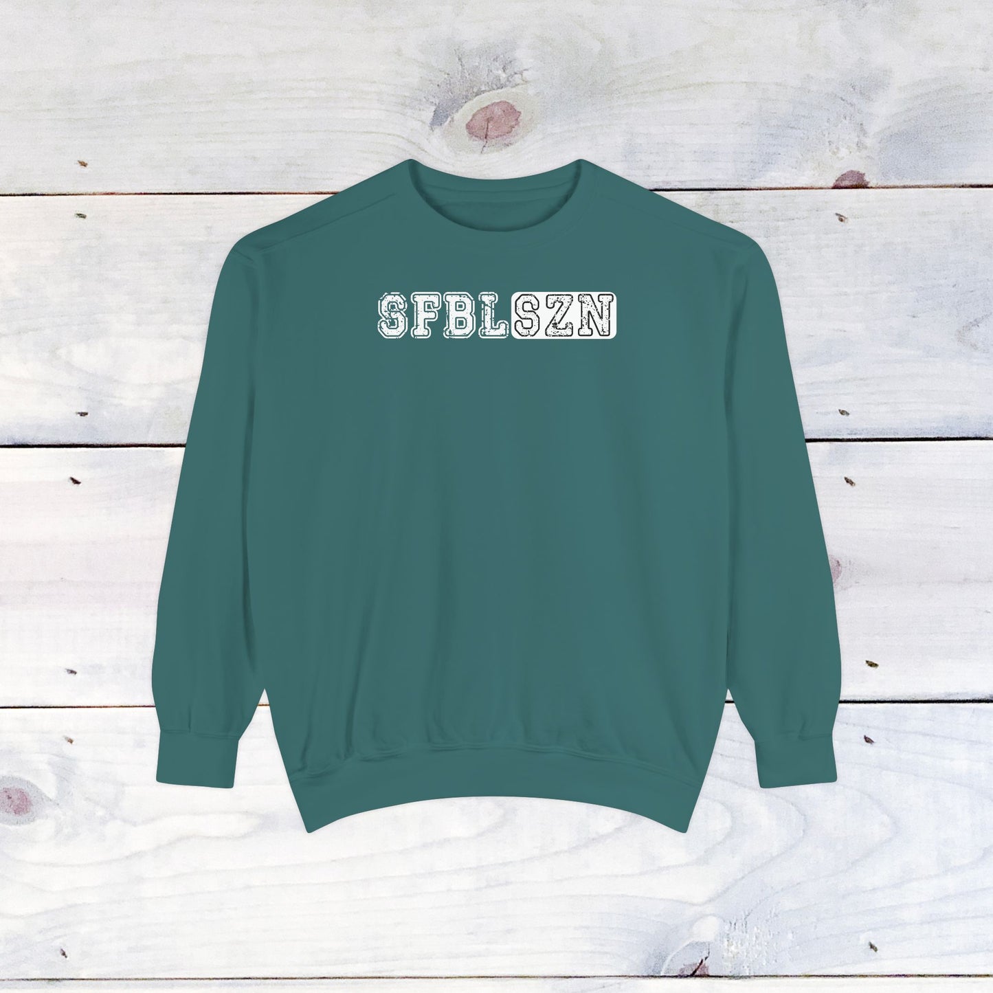 Softball Season Custom Comfort Colors Sweater
