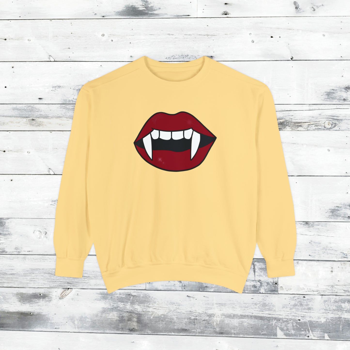 Vampire Fang Comfort Colors Sweater