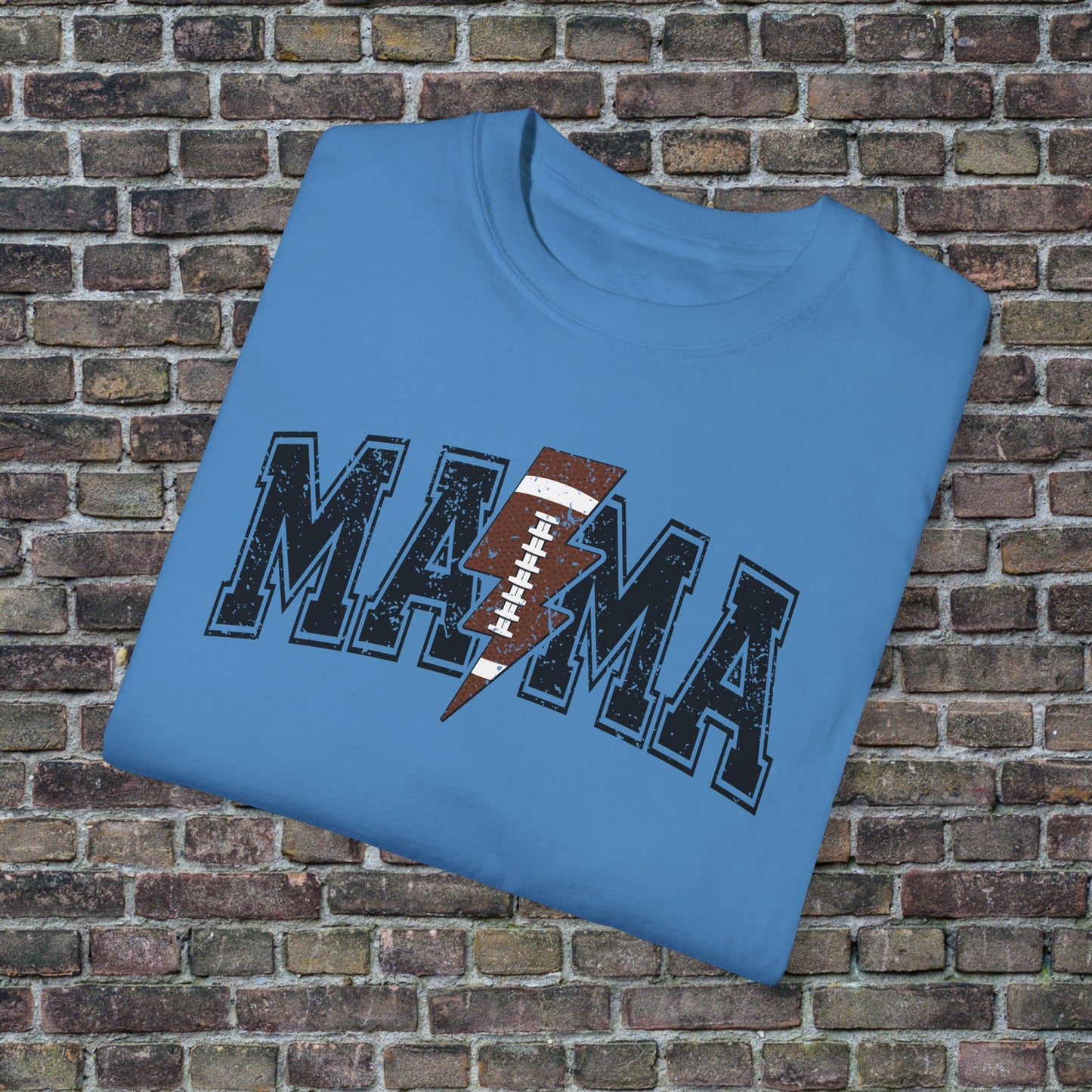 Football Mama Bolt Comfort Colors T