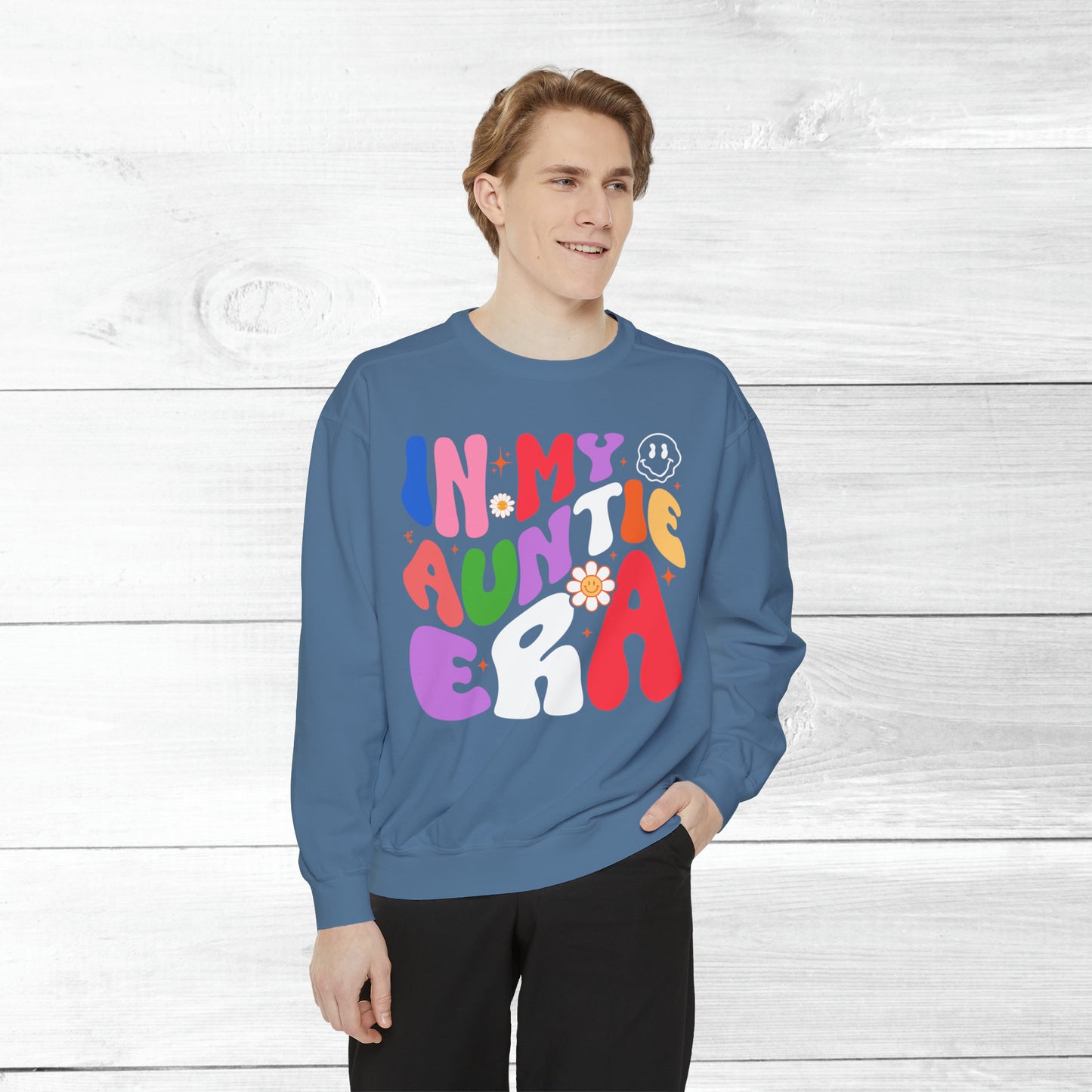 In my Auntie Era Comfort Colors Sweater