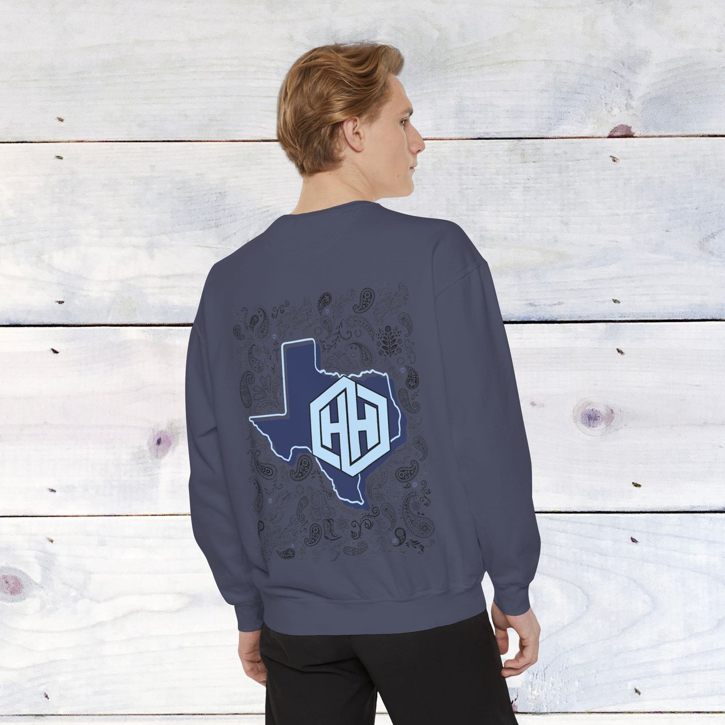 SPHE Deep in the Heart Back Comfort Colors Sweater