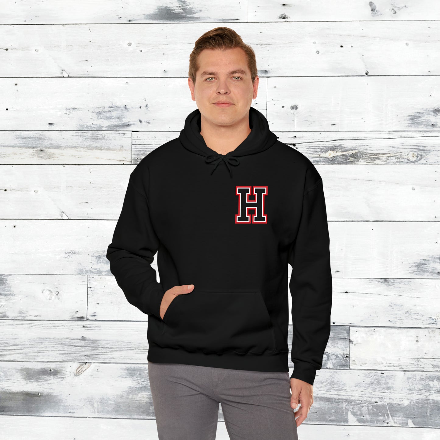 Heath Hawks - Southside Strong back Hoodie