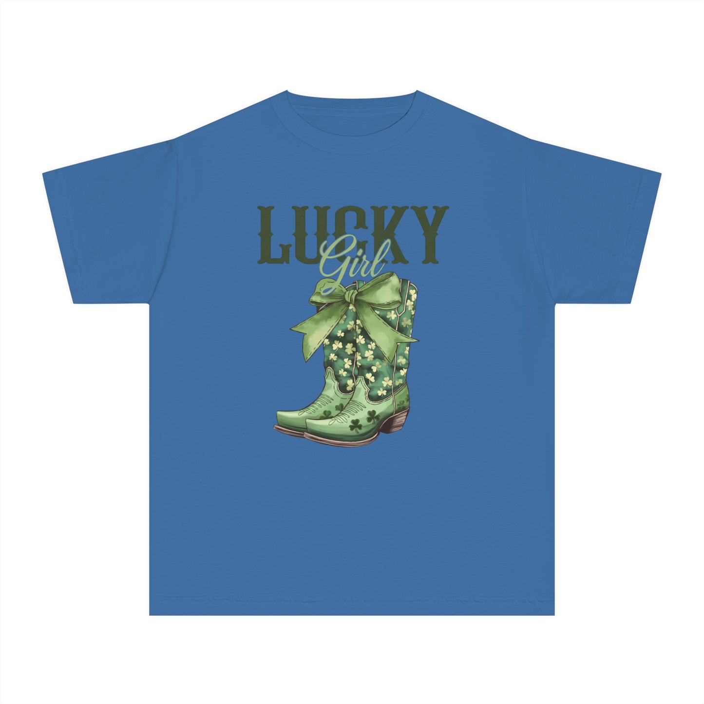 Lucky Girl Youth Comfort Colors Tee