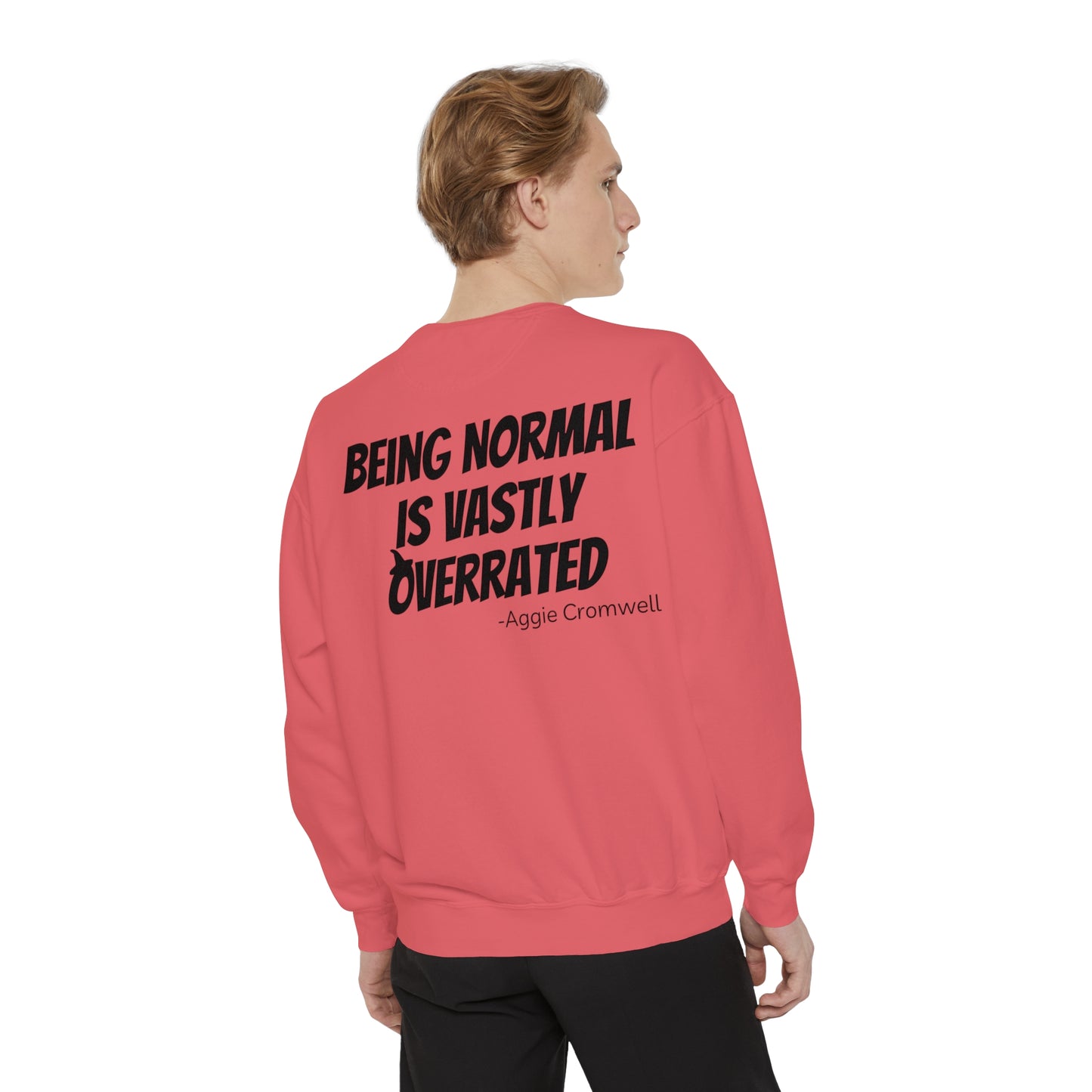Skull Front, Vastly Overrated Back - Comfort Colors Pullover - Multi Color Options