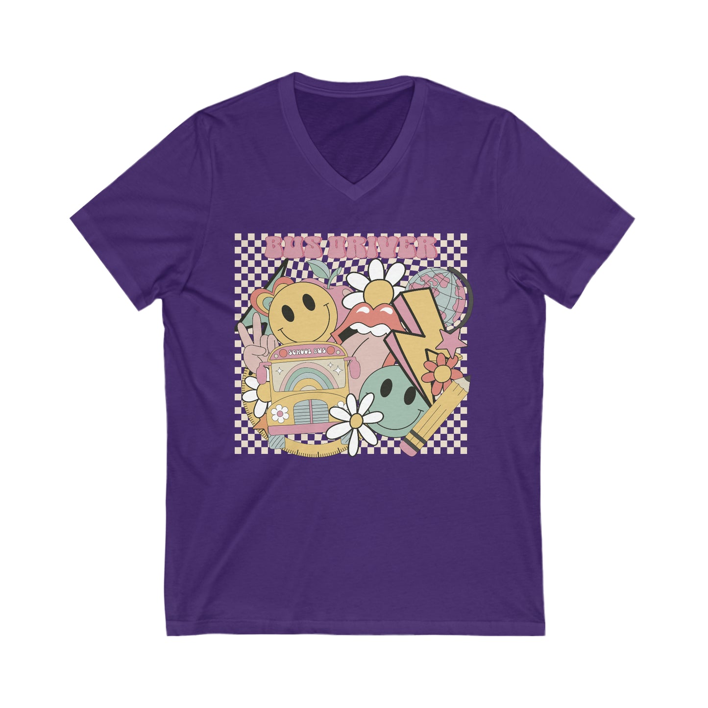 Bus Driver Unisex V-Neck Tee