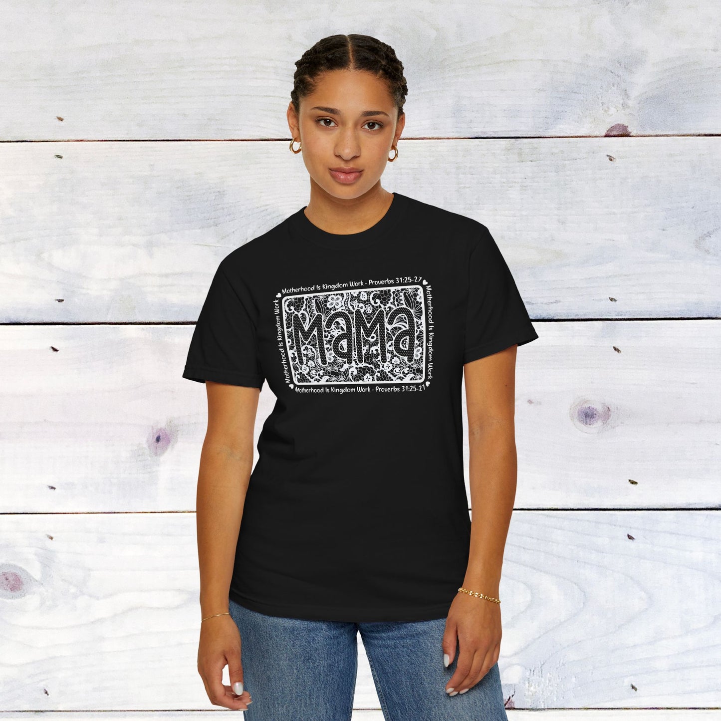 Mama Lace Comfort Colors Unisex Shirt