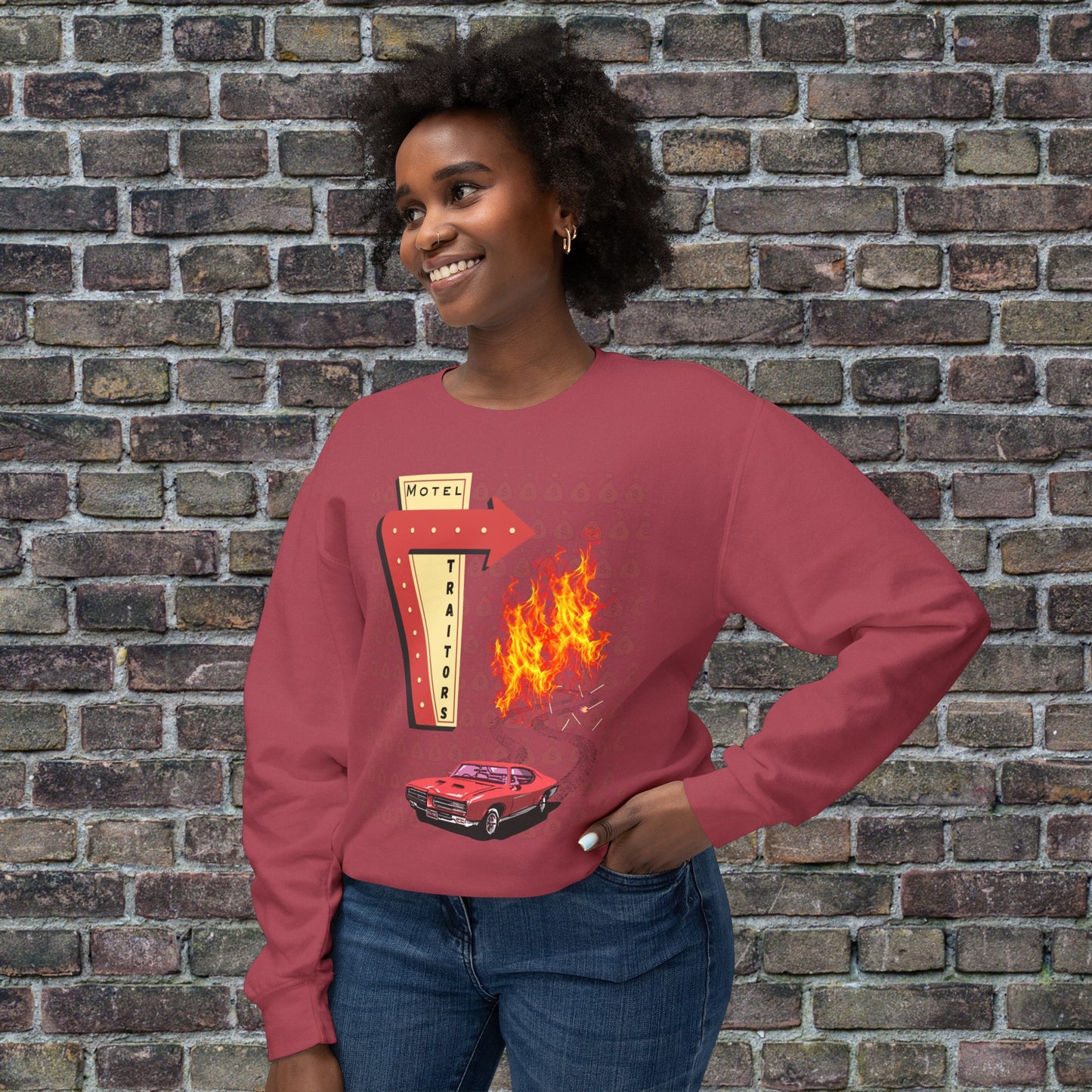 Motel Traitors, Getaway Car - Comfort Colors Sweater