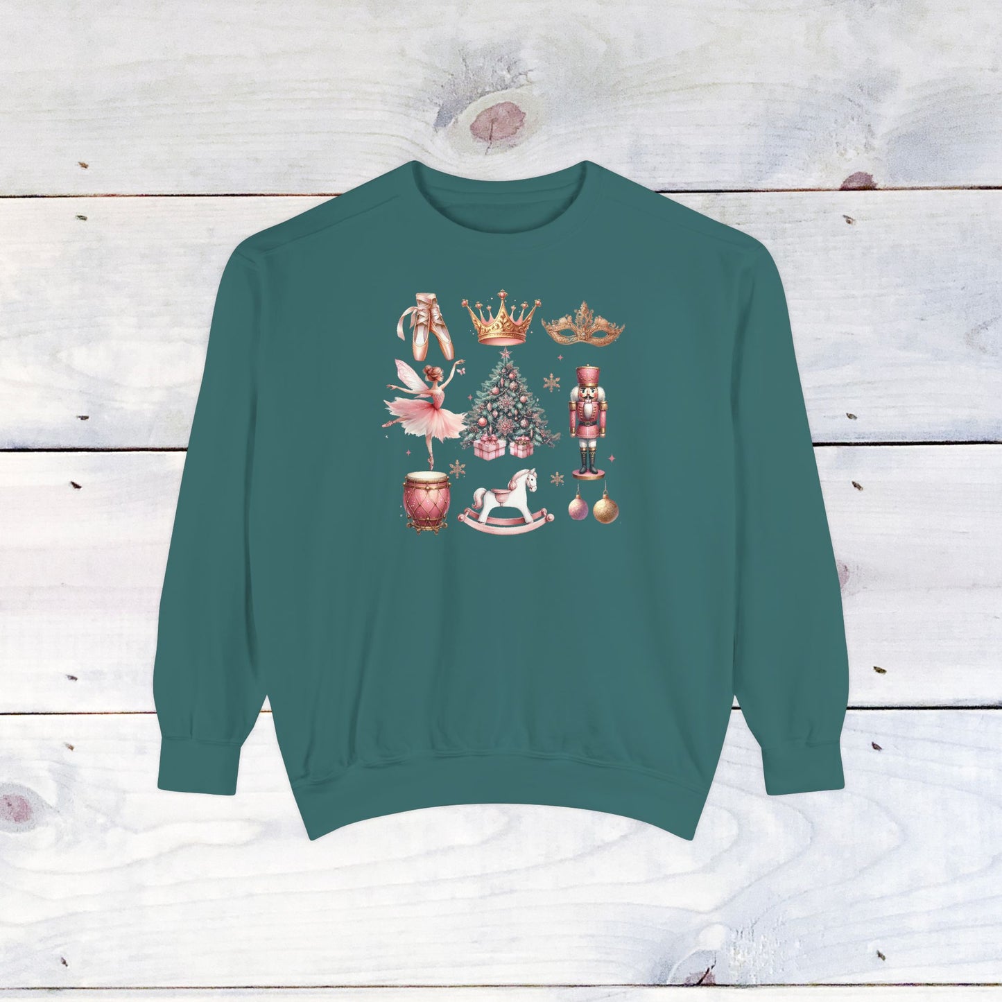 The Nutcracker Grid Comfort Colors Sweater