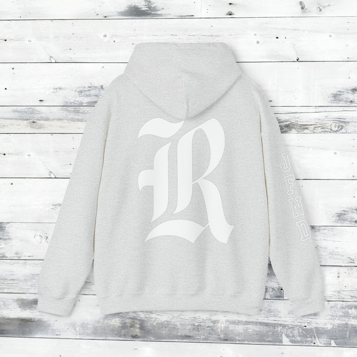Jackets Stinger Hoodie Front - JFND Sleeve - Old School R back