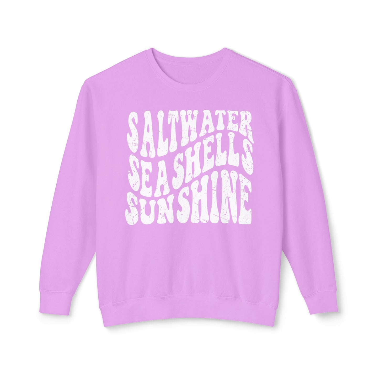 Sunshine, Seashells, Saltwater Comfort Colors Sweater