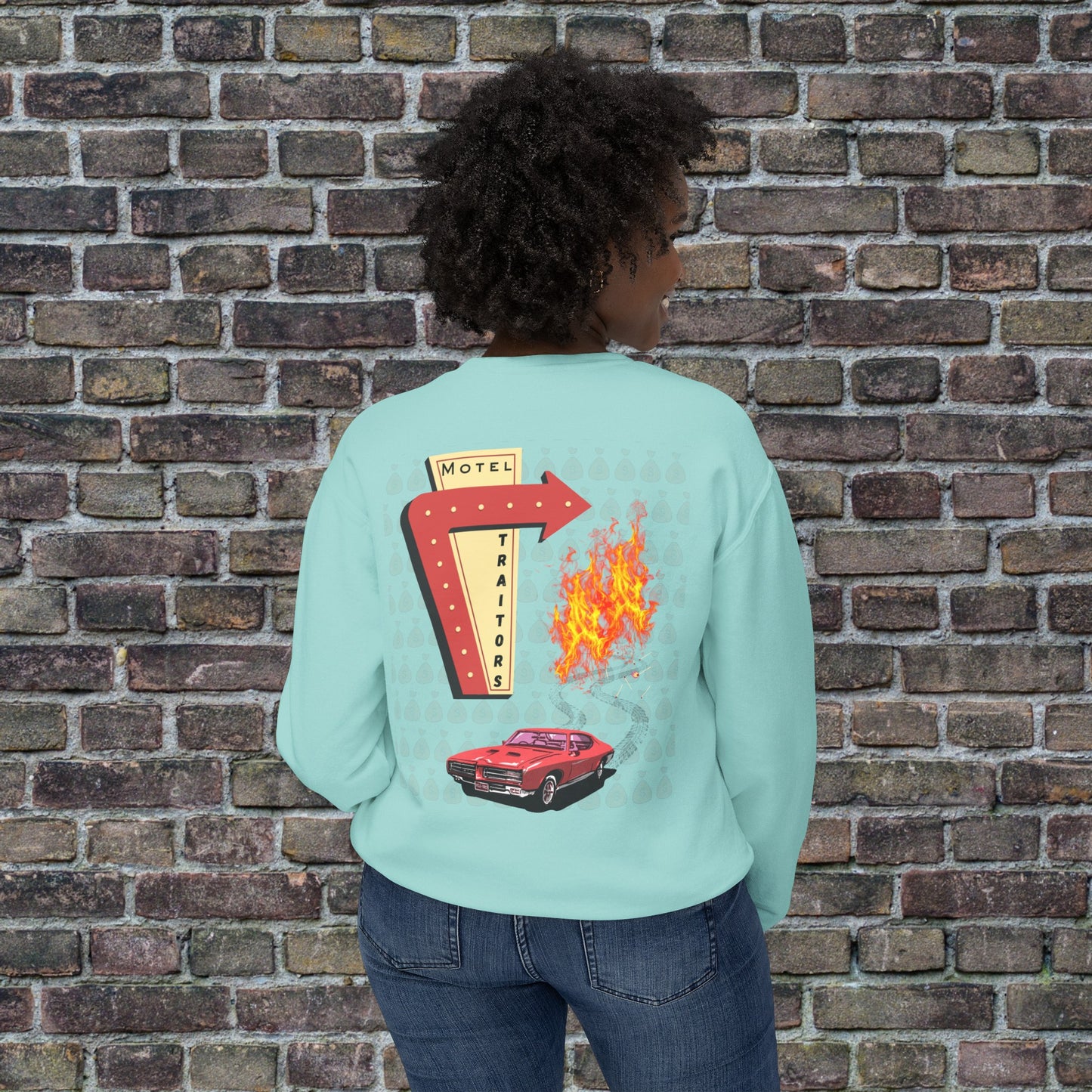 Motel Traitors, Getaway Car - Comfort Colors Sweater