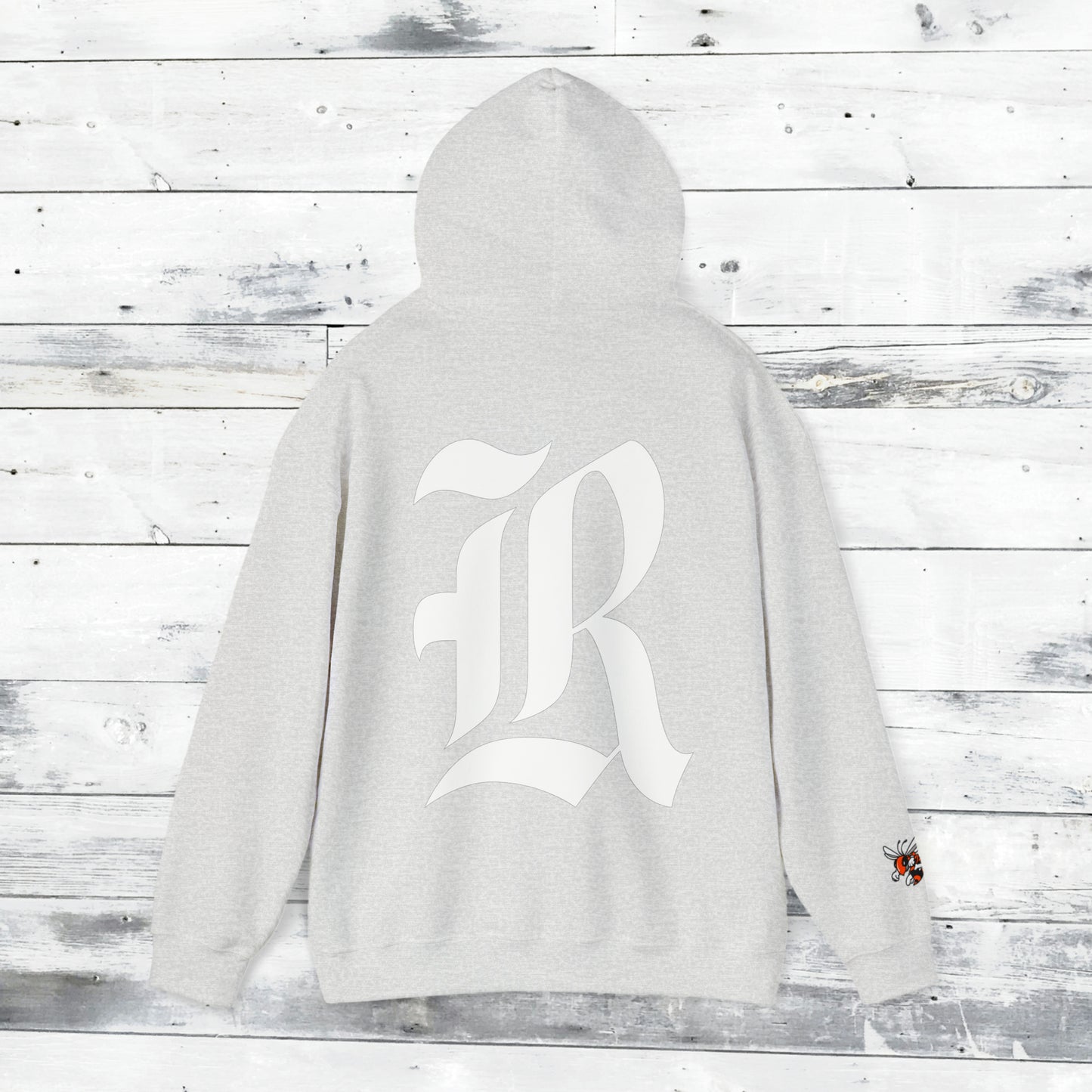 Jackets Stinger Hoodie Front - Yellow Jacket Sleeve/Cuff - Old School R back