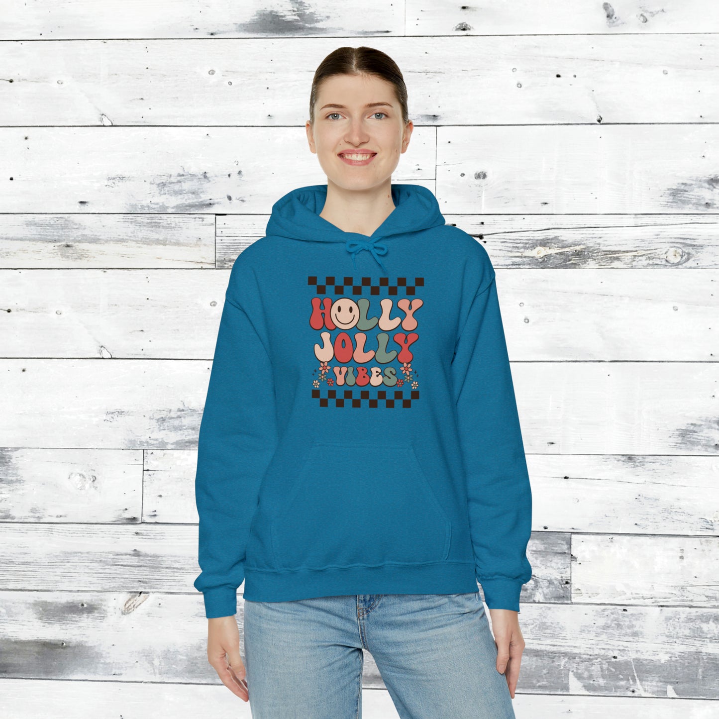 Holly Jolly Vibes Hoodie