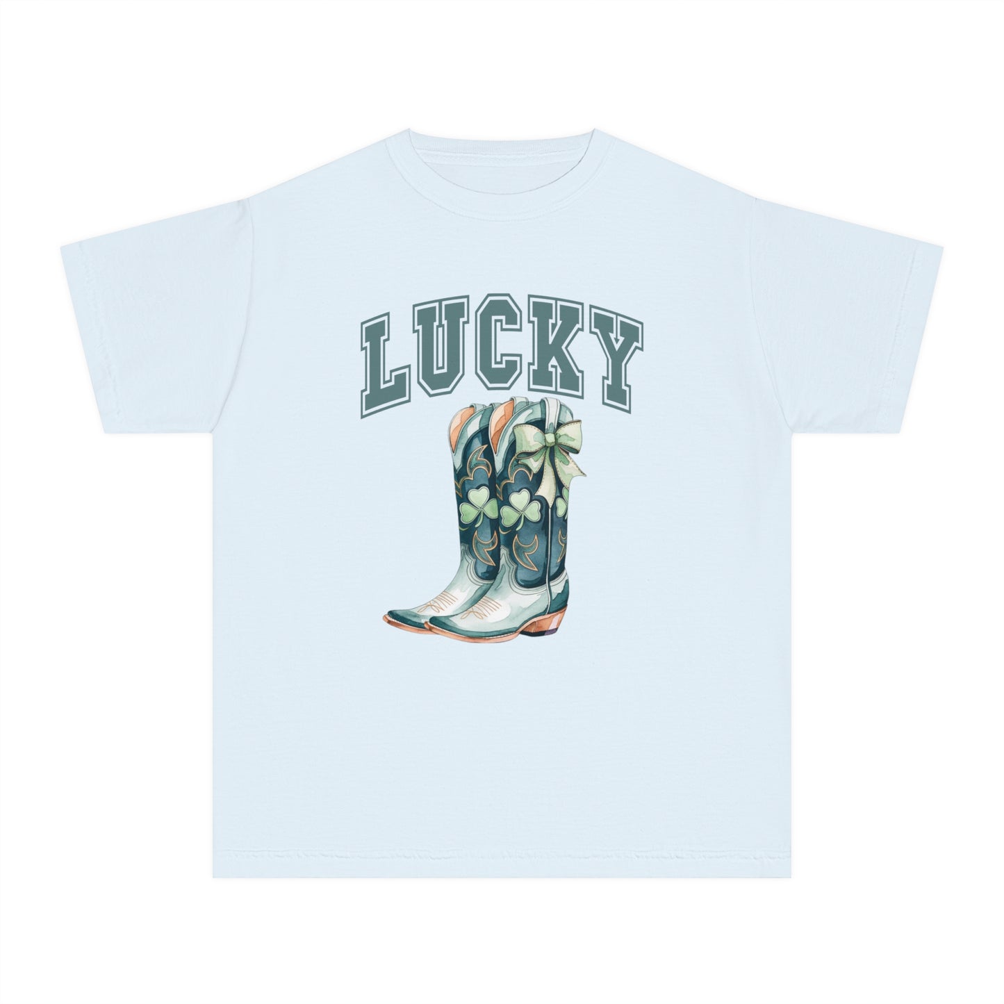 Lucky Girl Youth Comfort Colors Tee