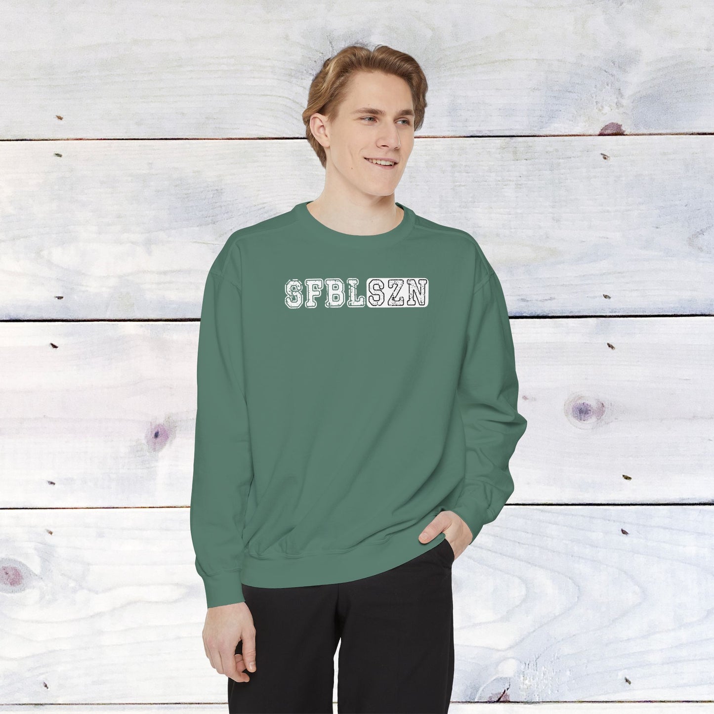 Softball Season Custom Comfort Colors Sweater