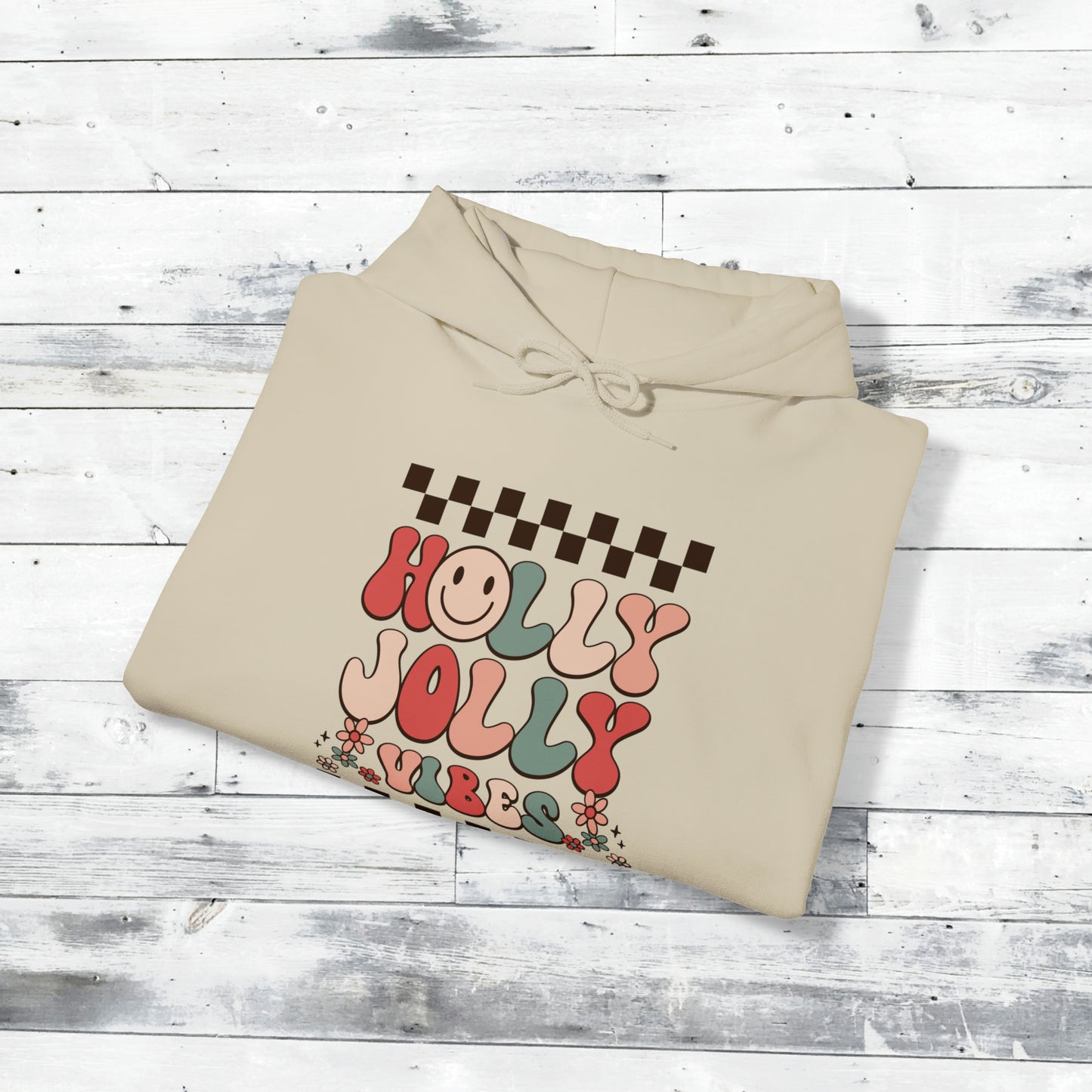 Holly Jolly Vibes Hoodie