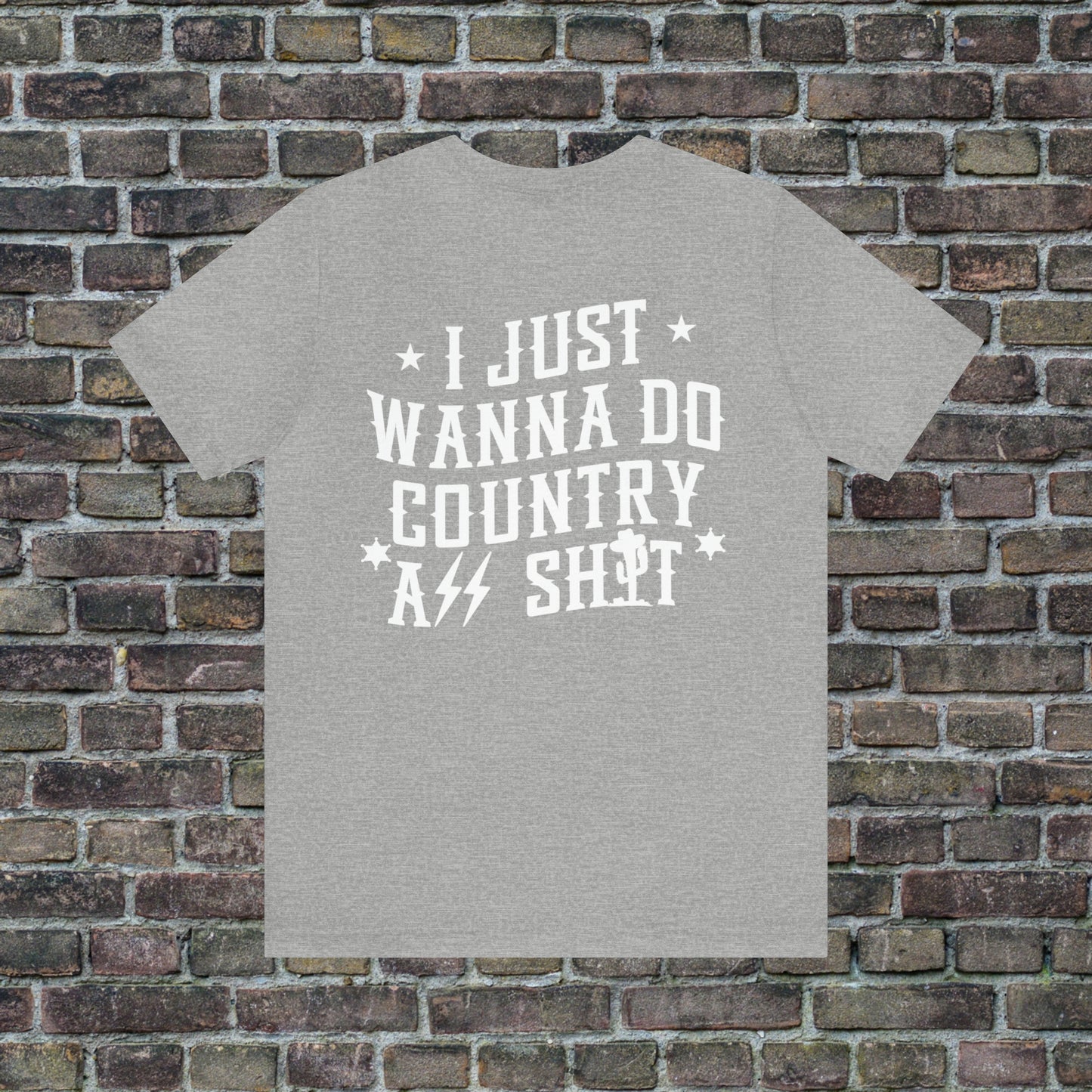 Wallen Tour Shirt - Beer Can Front, Country A$$ Sh*t Back  Unisex T-shirt, White Text