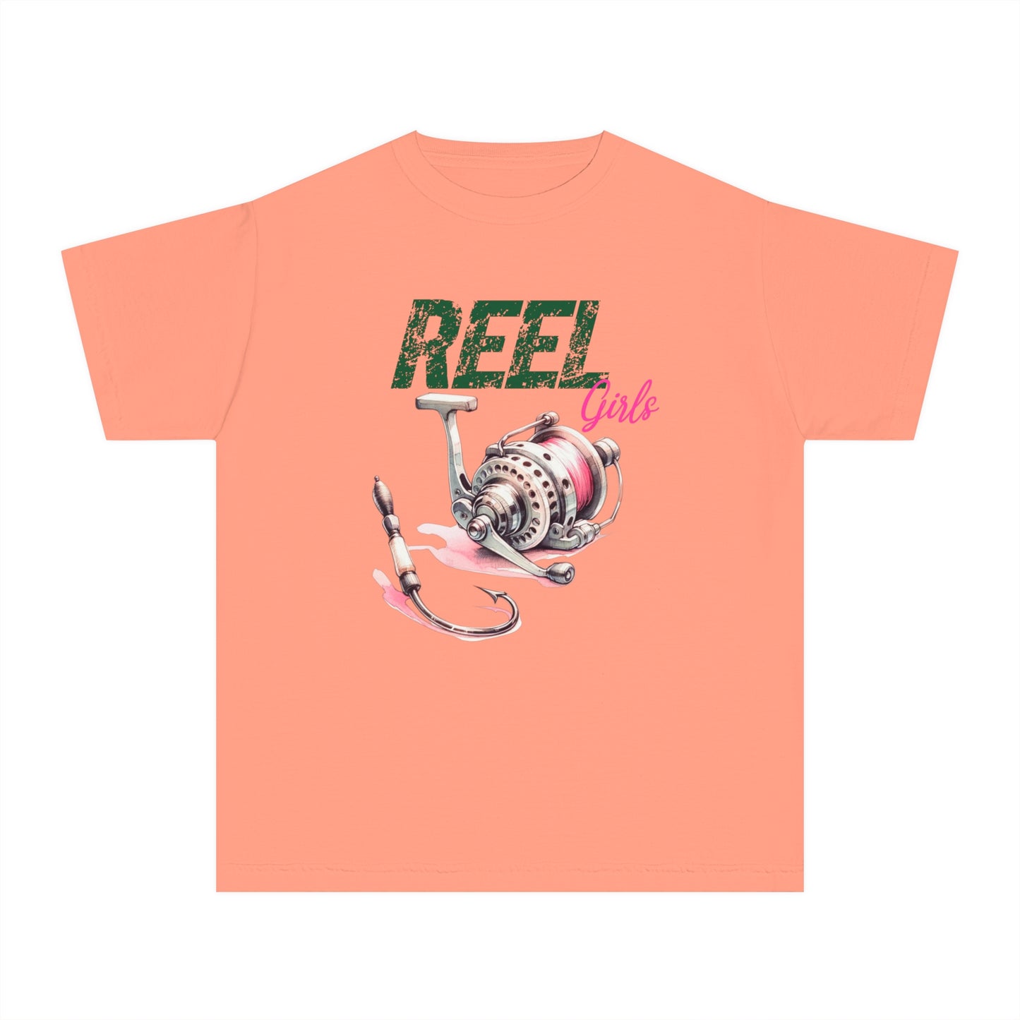 REEL Girls Youth Comfort Colors Tee
