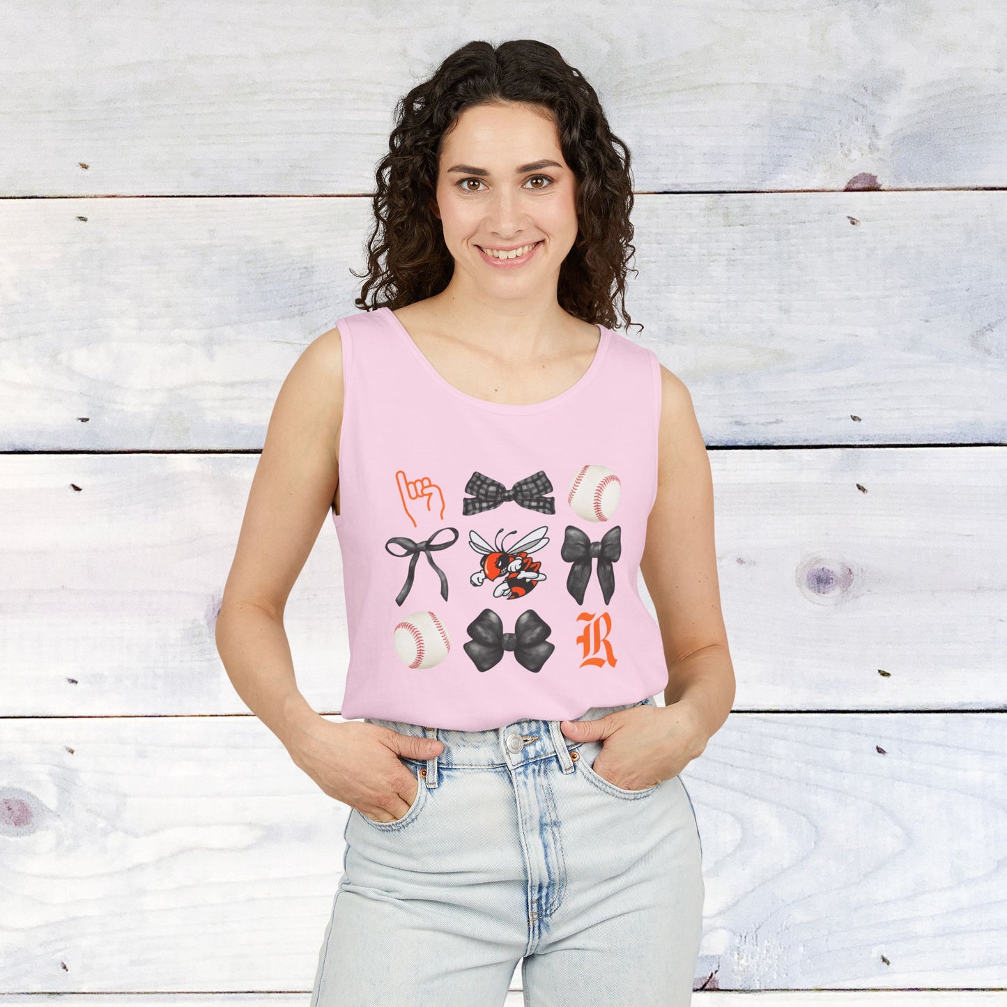 Jacket Baseball Grid Comfort Colors Tank Top