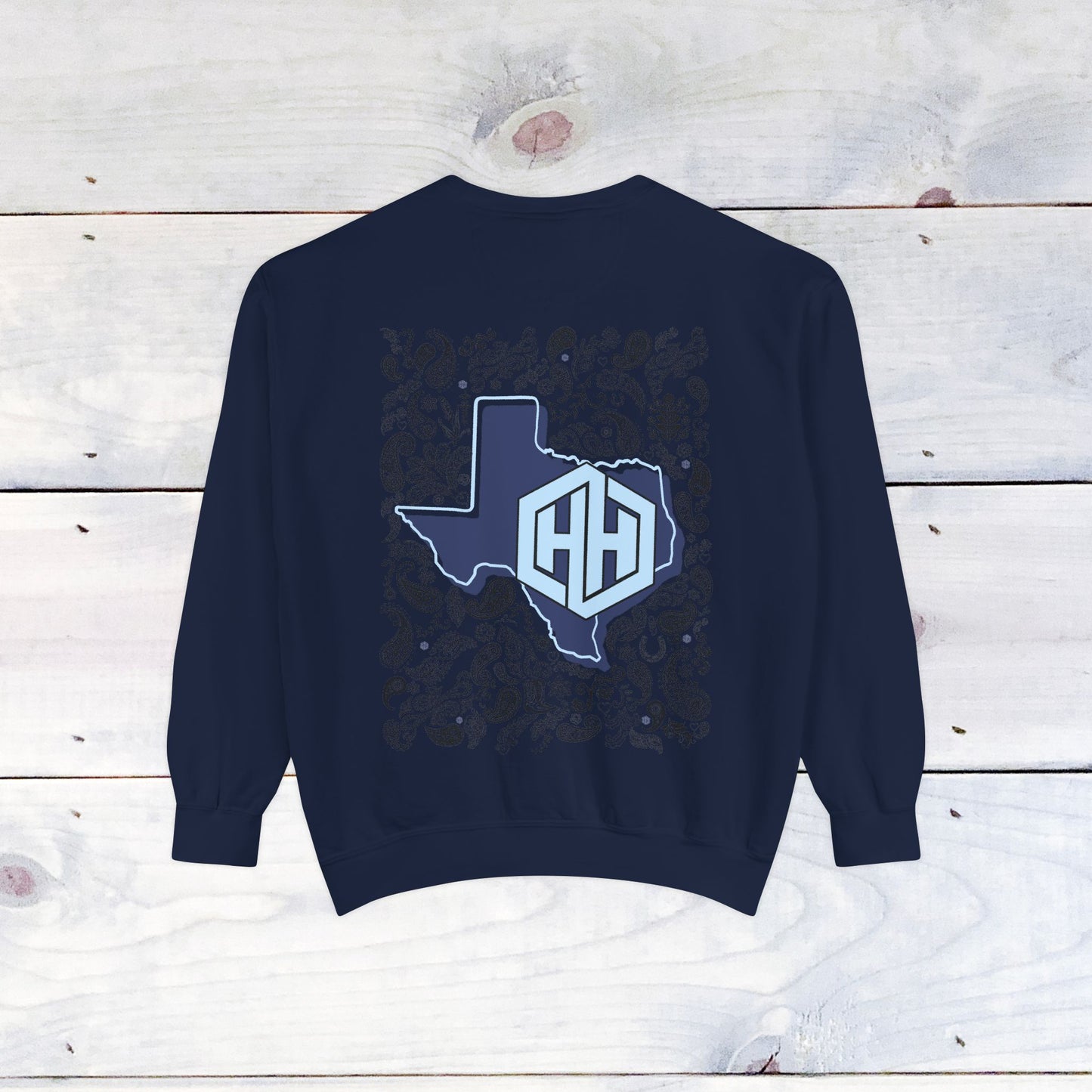 SPHE Deep in the Heart Back Comfort Colors Sweater