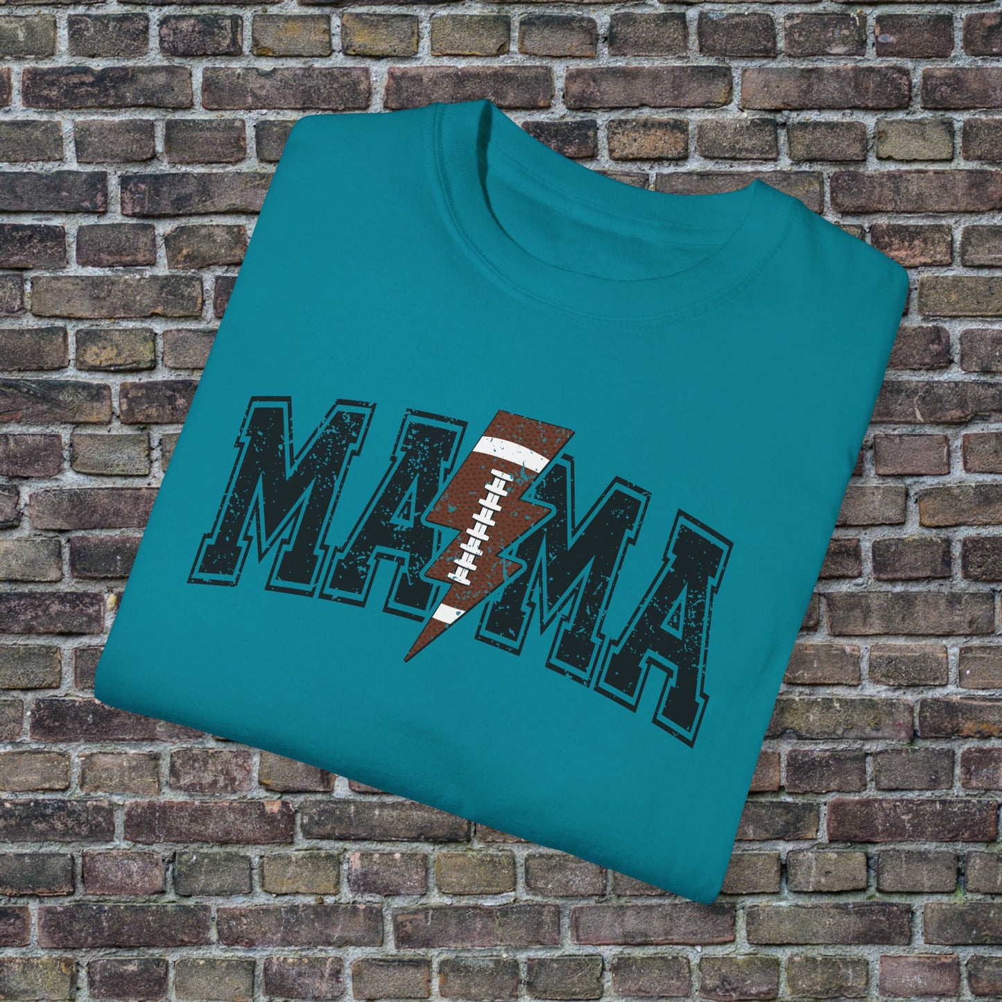 Football Mama Bolt Comfort Colors T