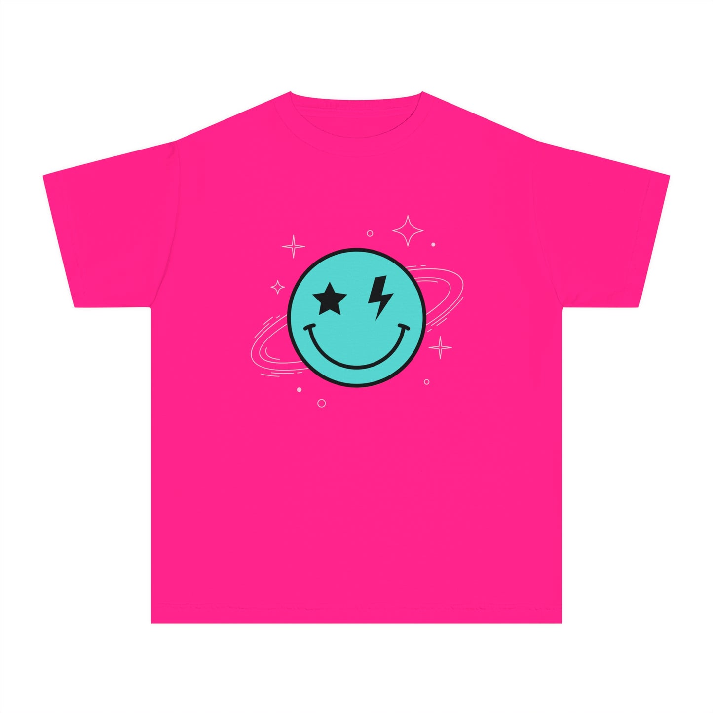 Youth Space Smiley Comfort Colors T-Shirt