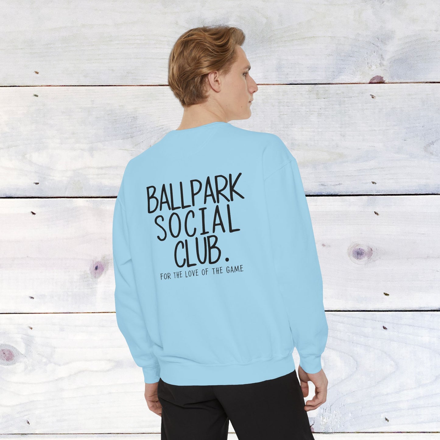 Ballpark Social Club Comfort Color Sweatshirt Black