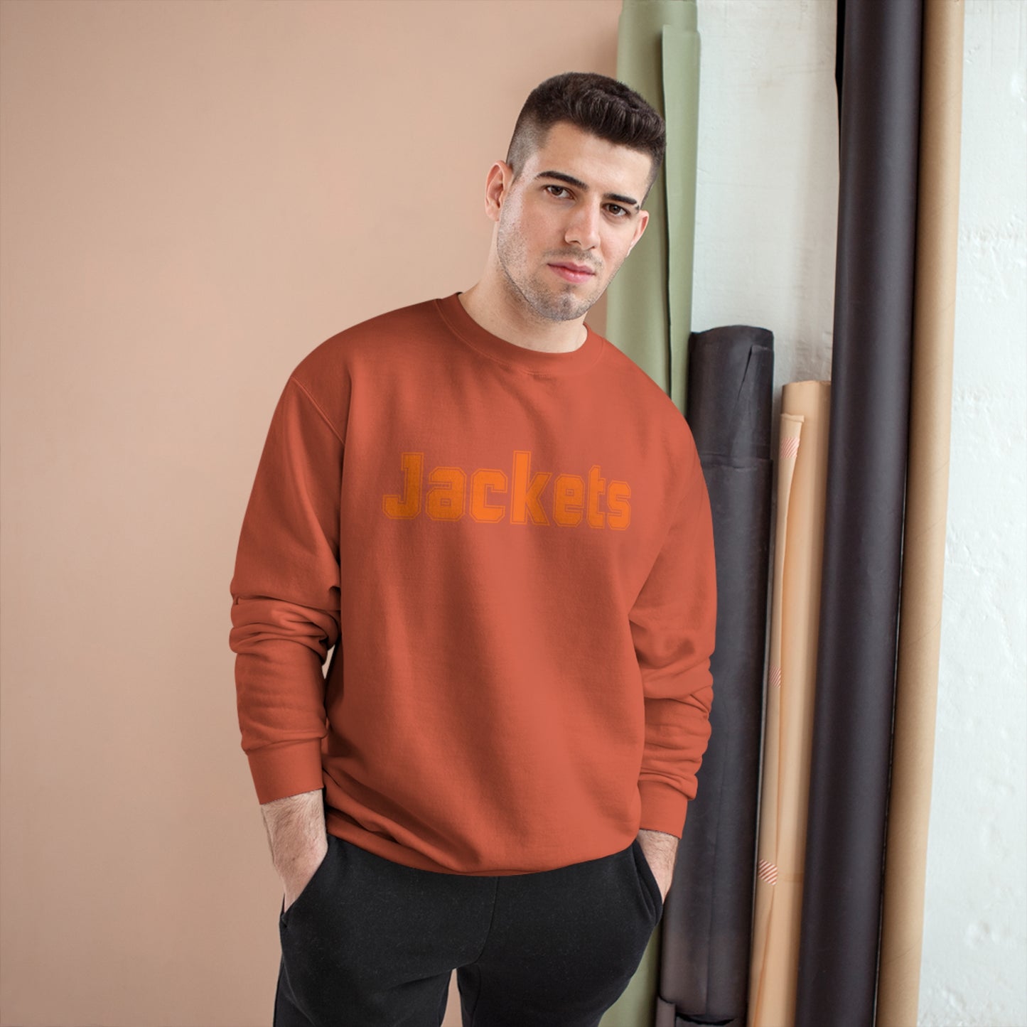Jackets Orange Varsity Champion Sweatshirt