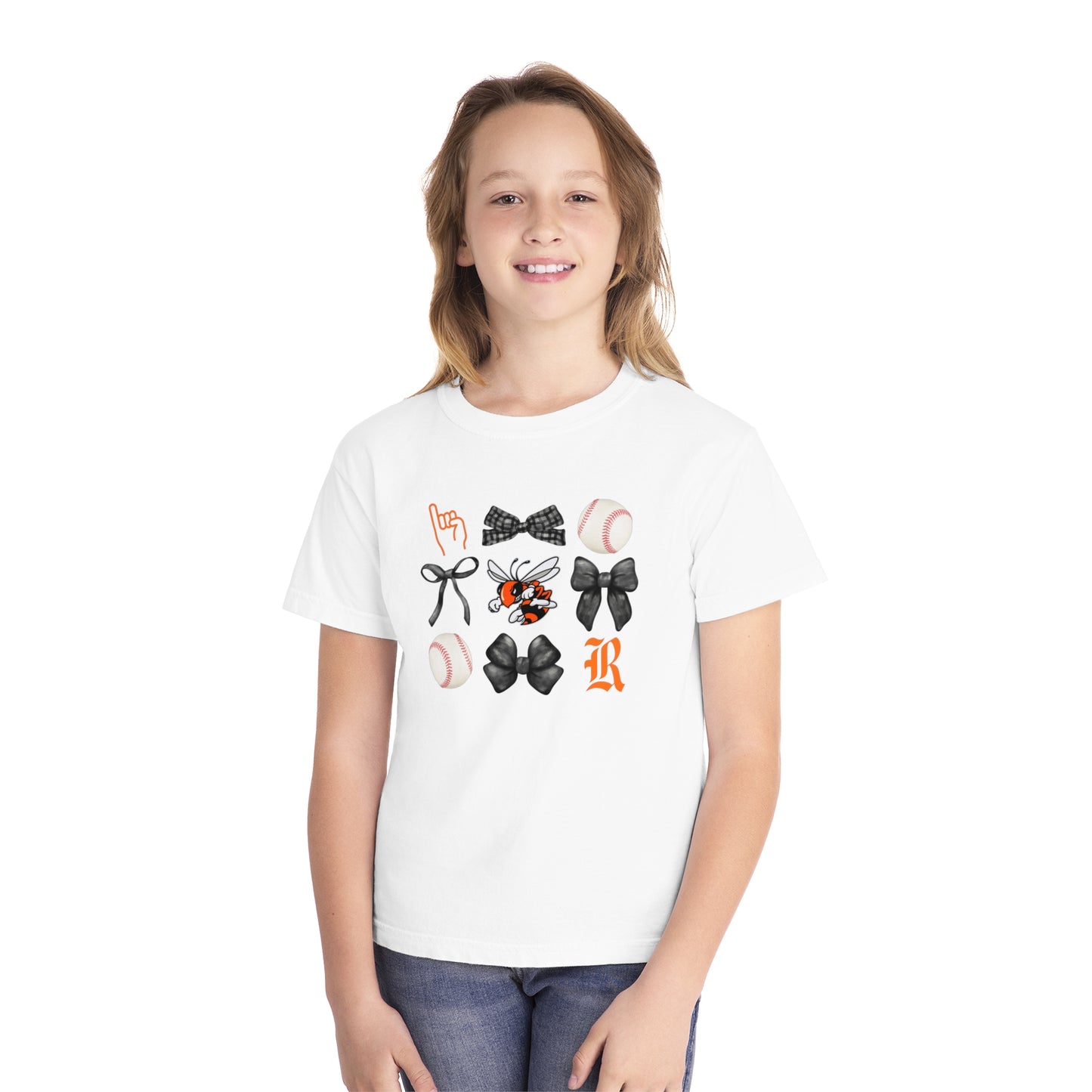 Youth Jackets Baseball Grid Comfort Colors T Shirt