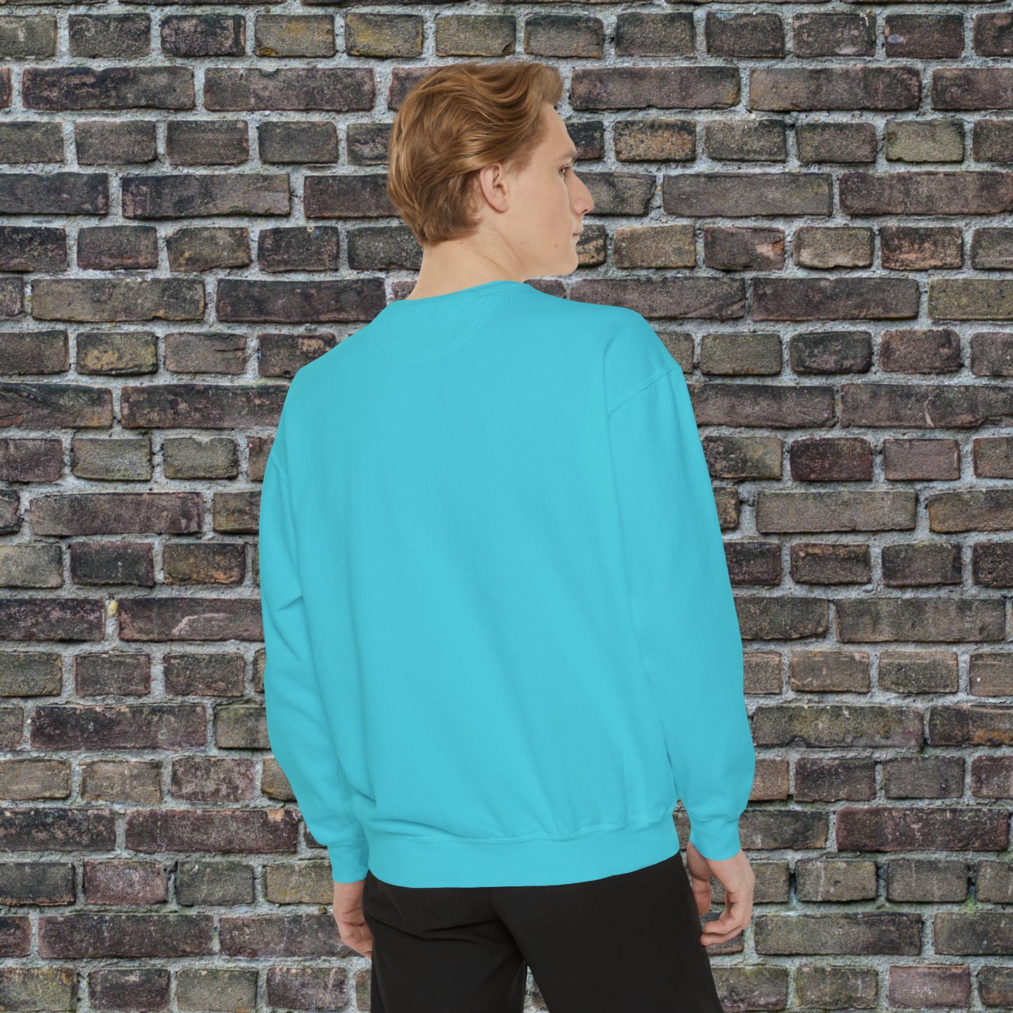 Game Day Comfort Colors Sweater - Brown Text