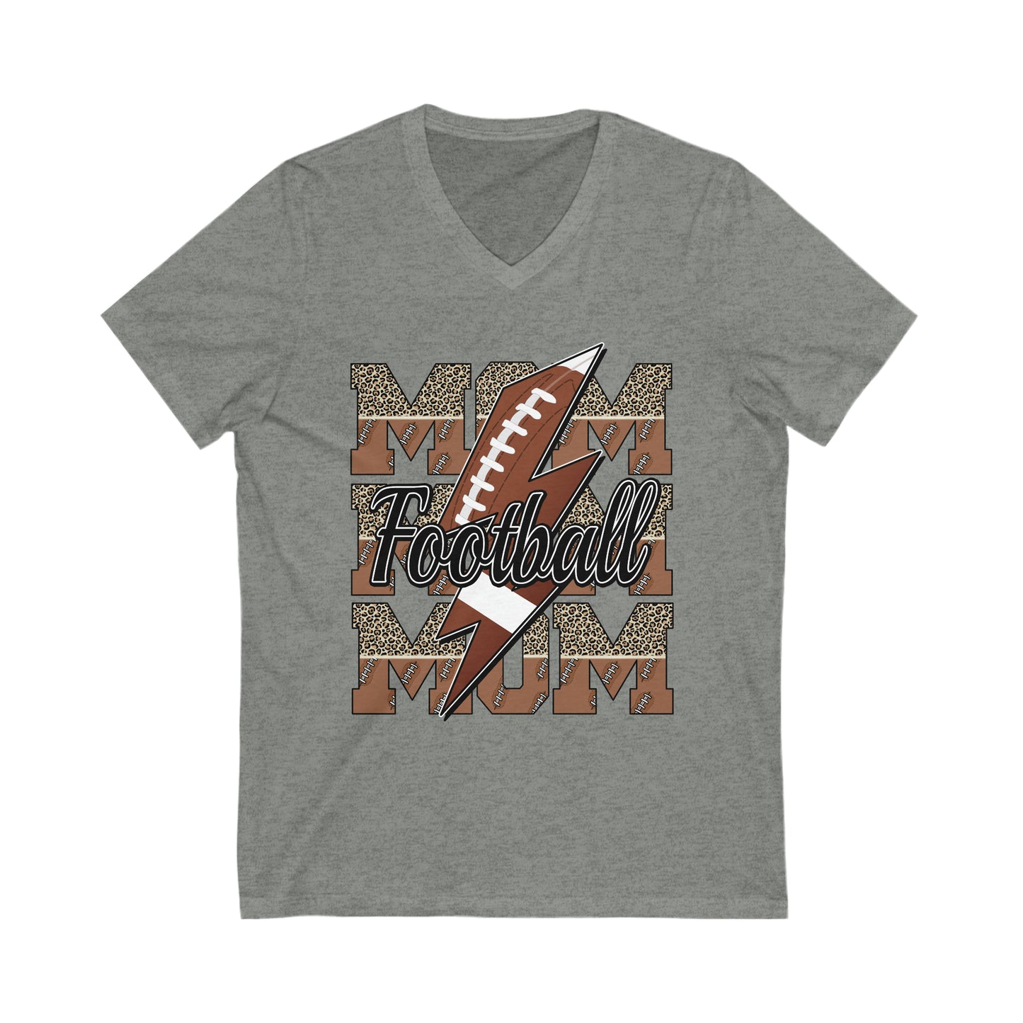 Fun Football Mom V Neck