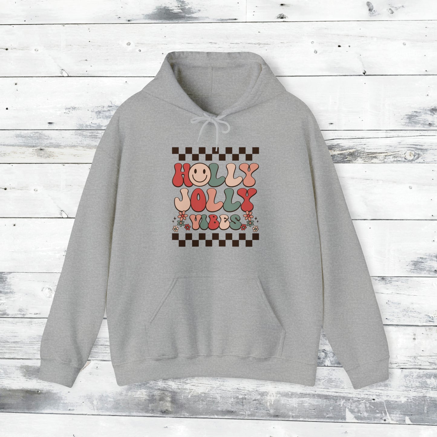 Holly Jolly Vibes Hoodie