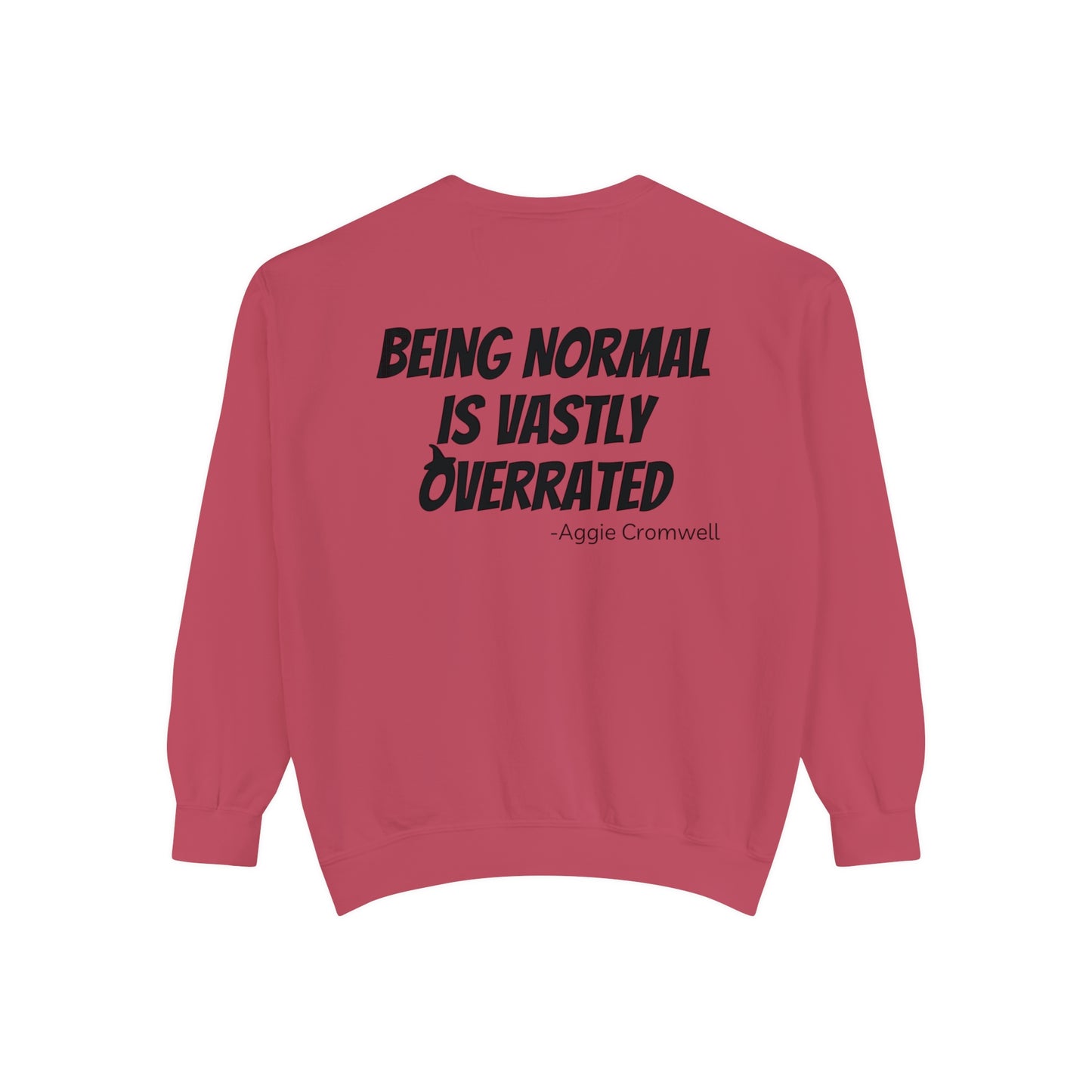 Skull Front, Vastly Overrated Back - Comfort Colors Pullover - Multi Color Options