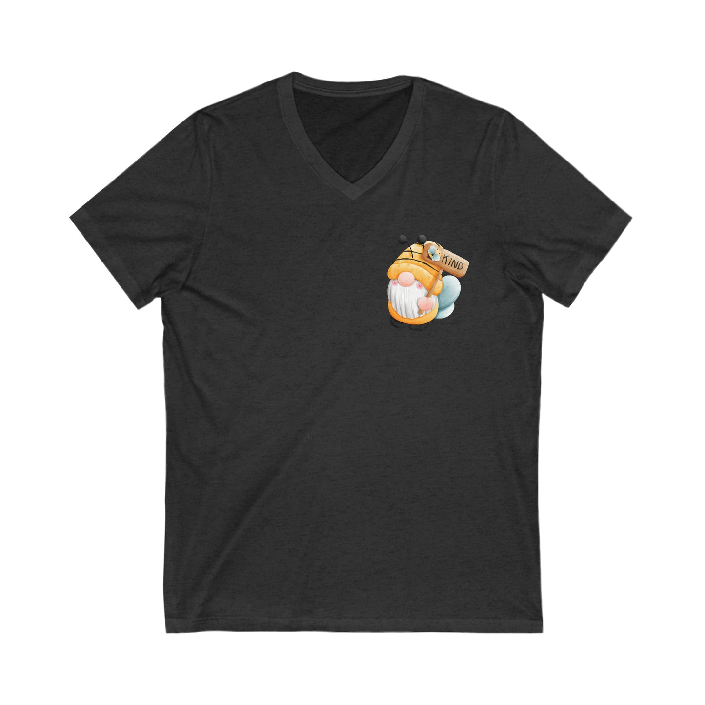 Be Kind Gnome V Neck Unisex T-Shirt
