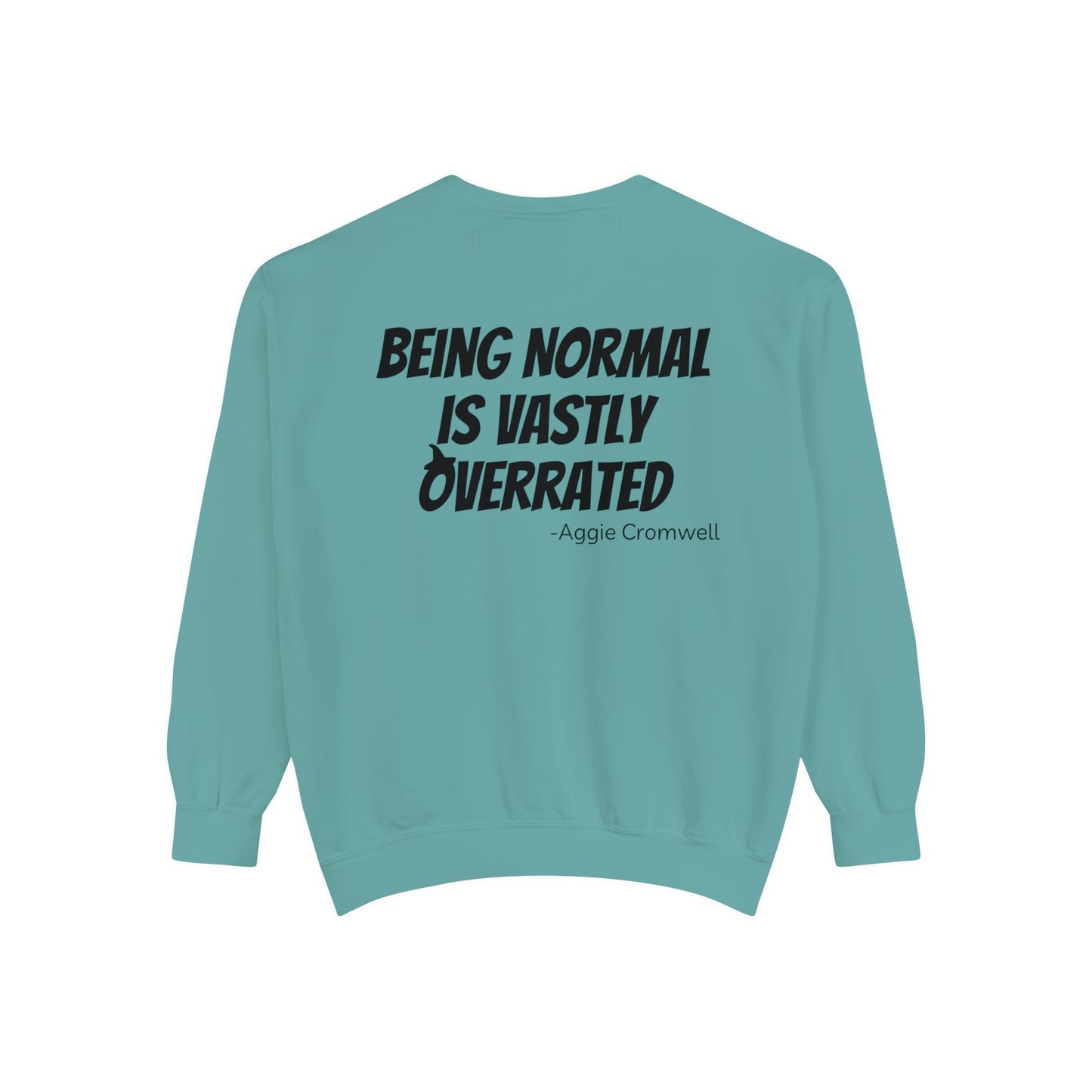 Skull Front, Vastly Overrated Back - Comfort Colors Pullover - Multi Color Options
