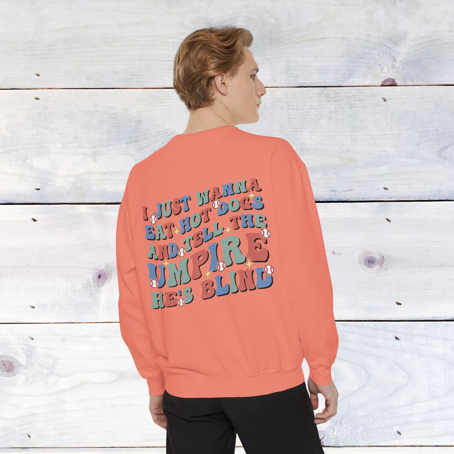 Baseball Mom Comfort Color Sweatshirt