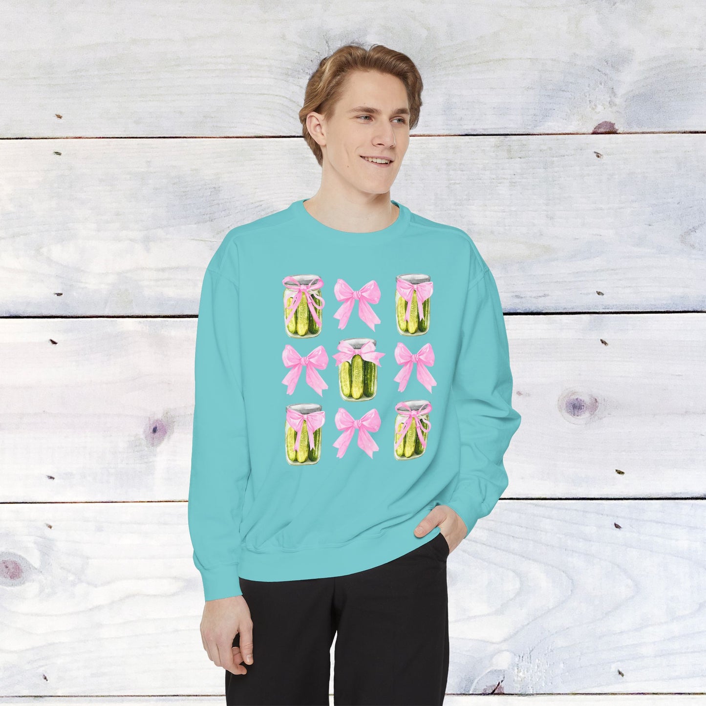 Pickles & Bows Adult Comfort Colors Sweatshirt