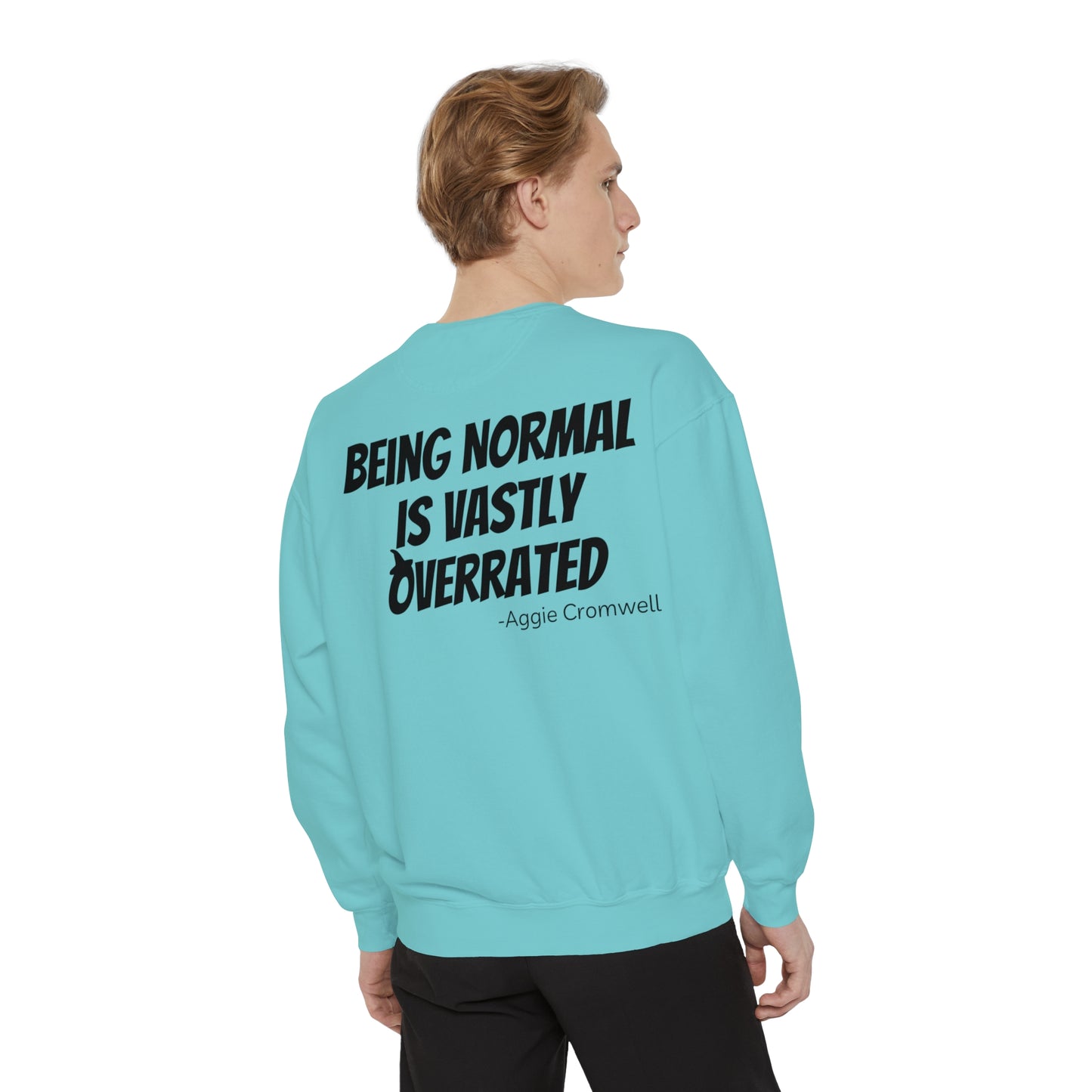 Skull Front, Vastly Overrated Back - Comfort Colors Pullover - Multi Color Options