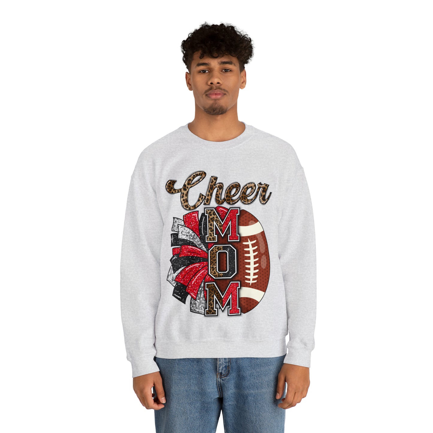 Cheer Mom Glitz Front Sweater
