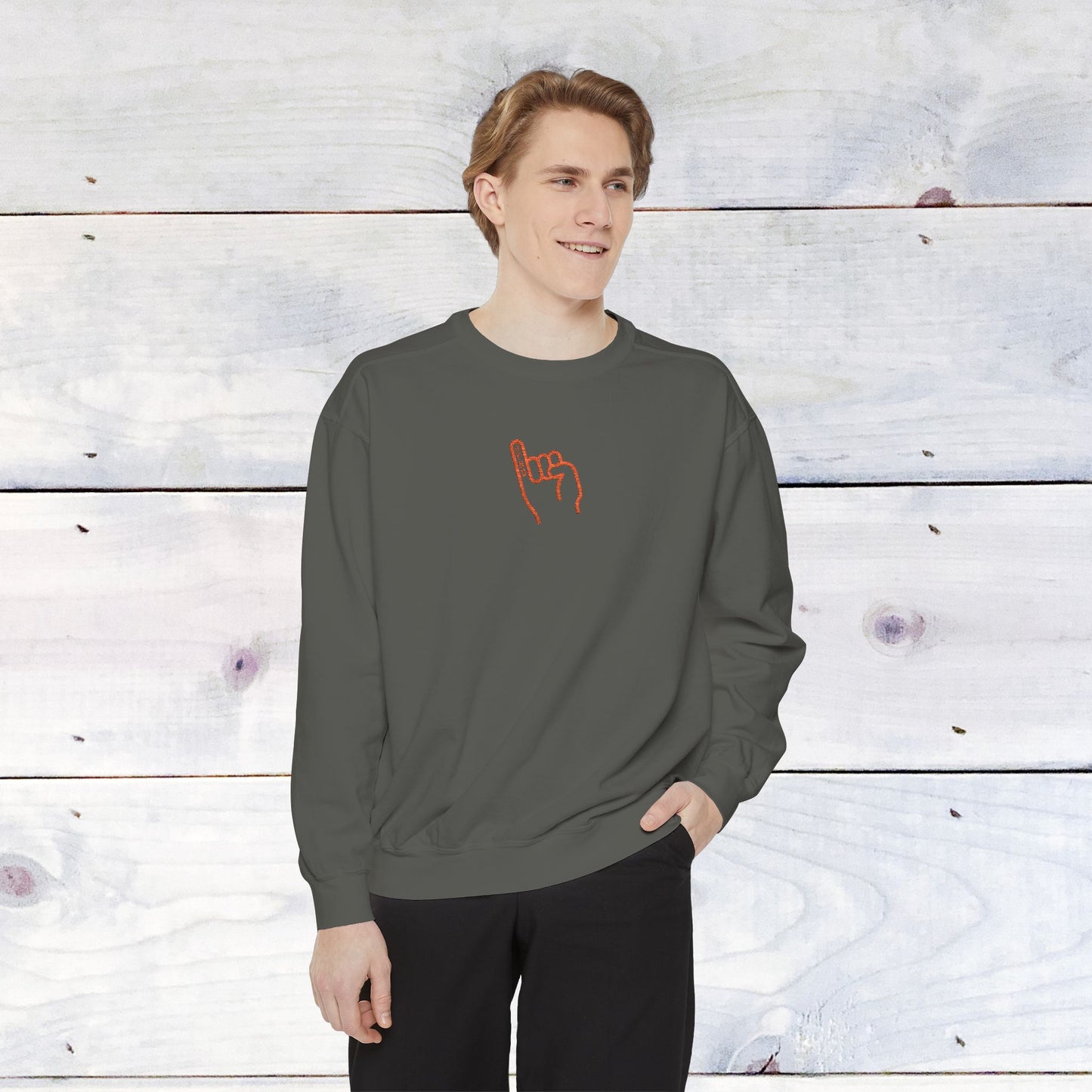 JFND Stingers Up Embroidery Unisex Comfort Colors Sweater