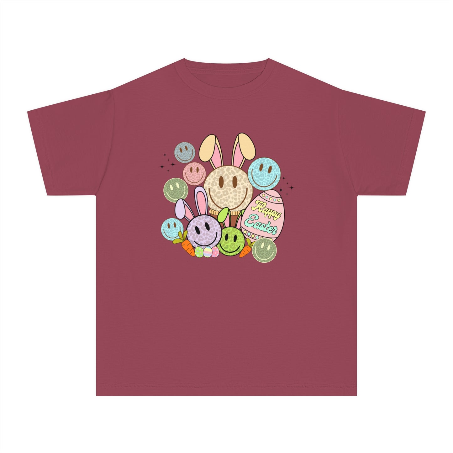 Funky Easter Youth Comfort Colors Tee