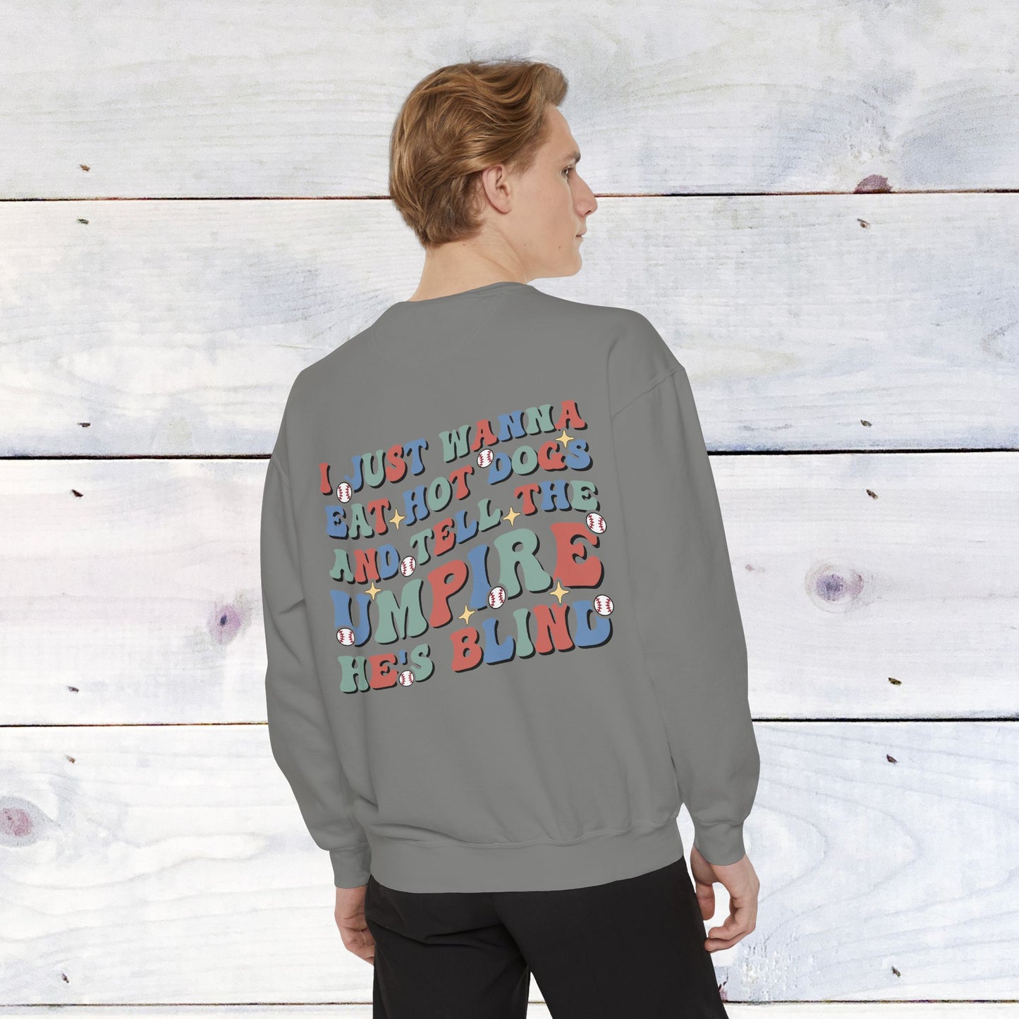 Baseball Mom Comfort Color Sweatshirt