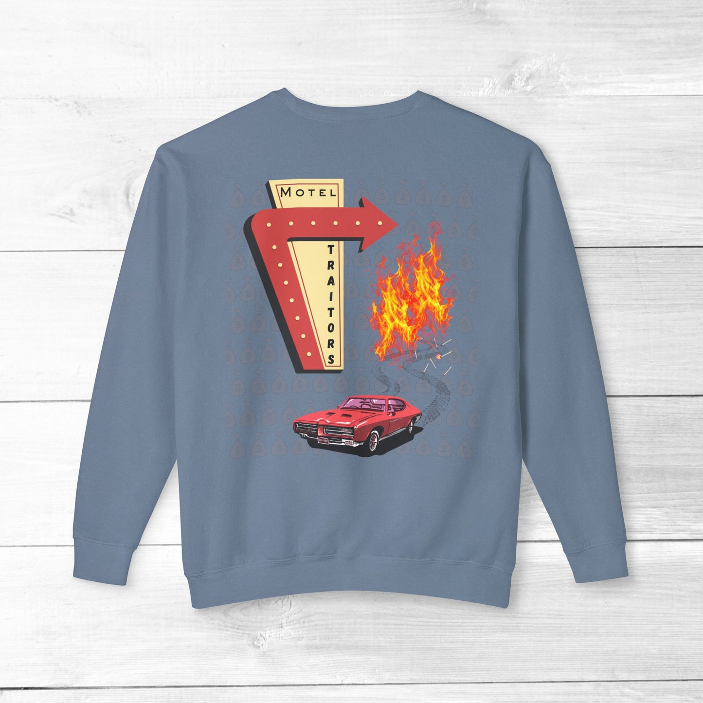 Motel Traitors, Getaway Car - Comfort Colors Sweater