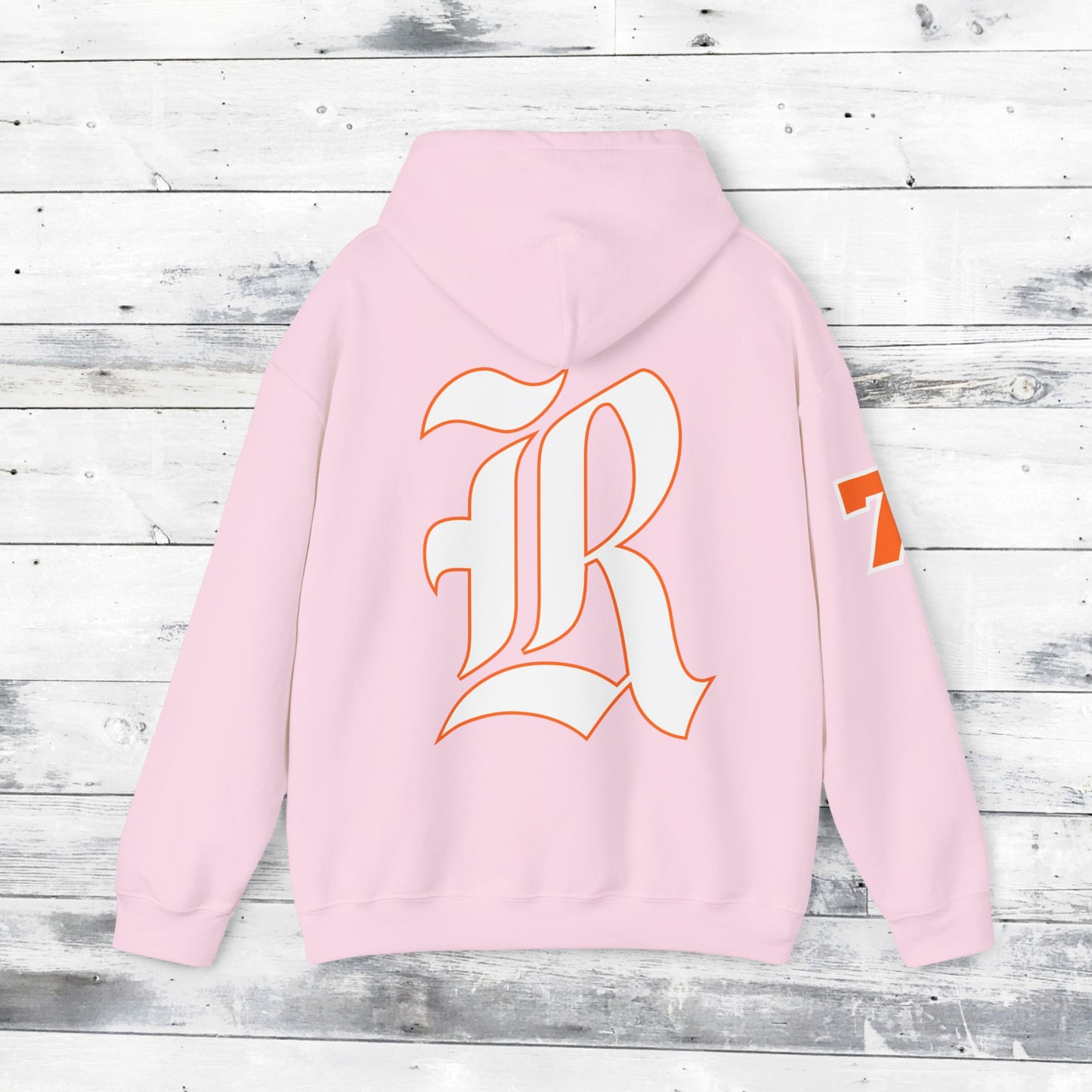 Custom Number Sleeve Jackets Stinger Hoodie Front - Old School R back