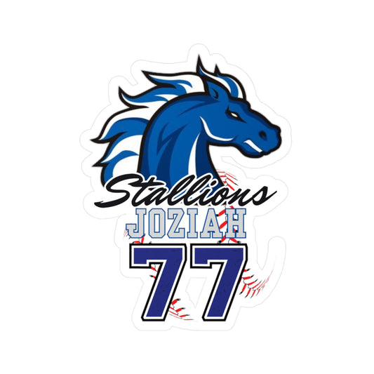 Stallions 77 Custom Vinyl Sticker